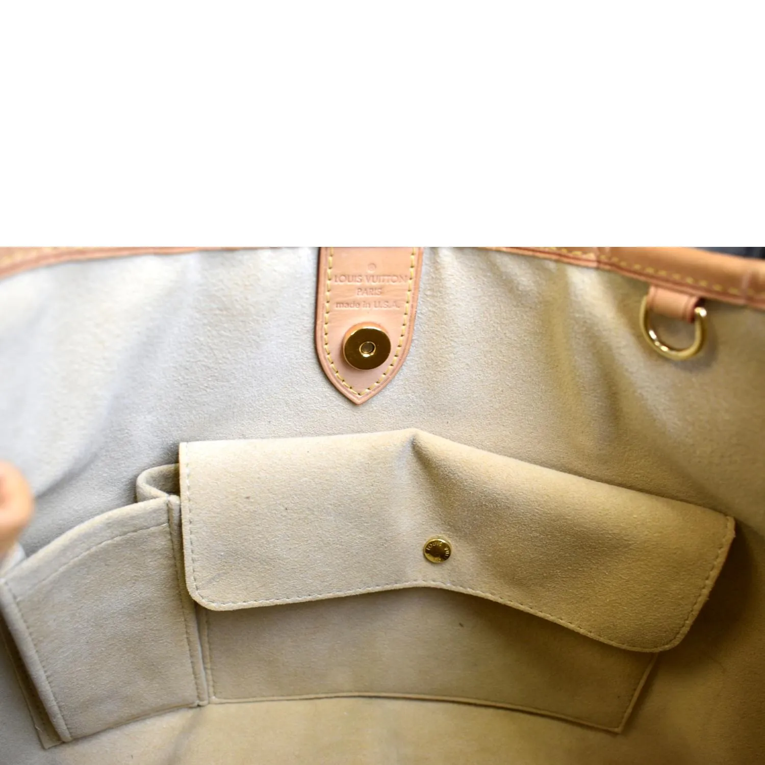 LOUIS VUITTON Galliera PM Monogram Canvas Hobo Shoulder Bag Brown