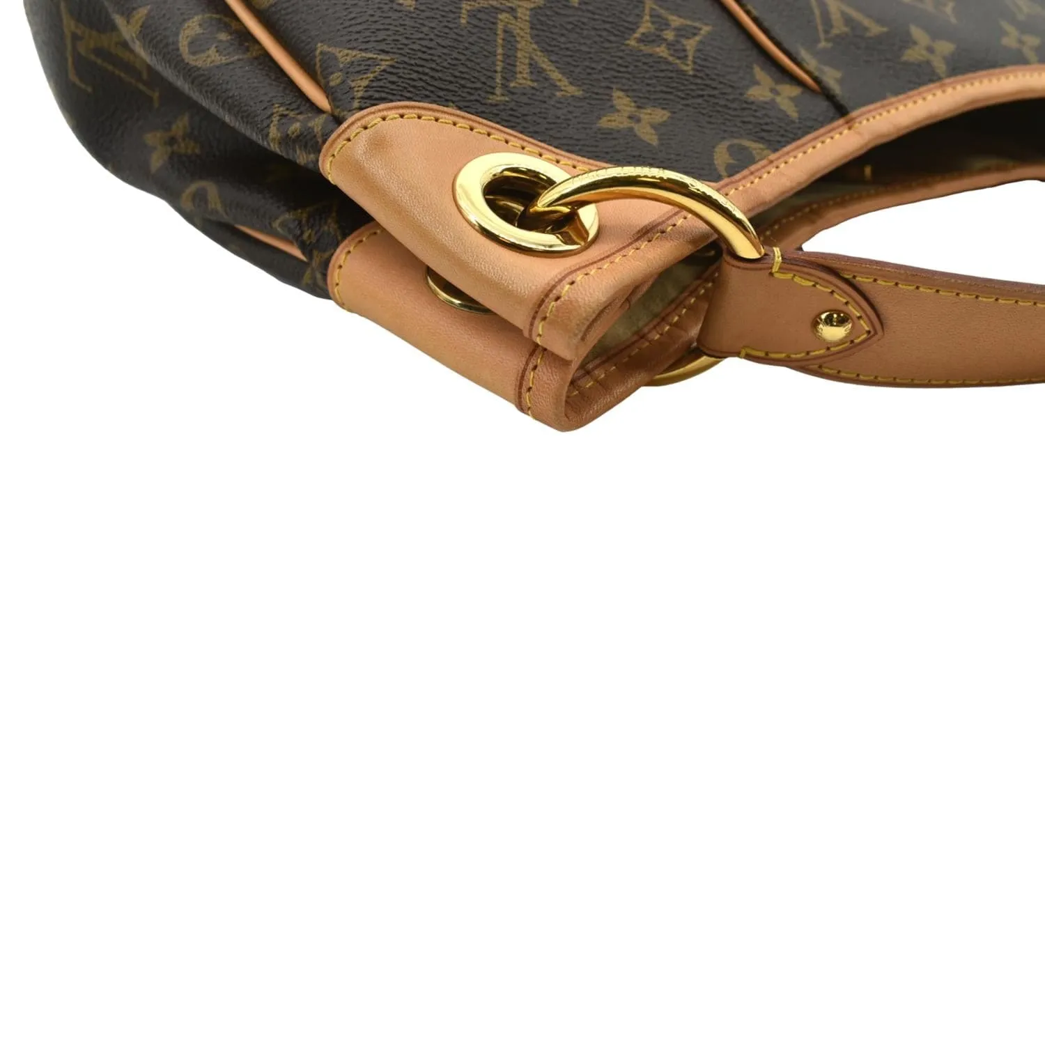 LOUIS VUITTON Galliera PM Monogram Canvas Hobo Shoulder Bag Brown