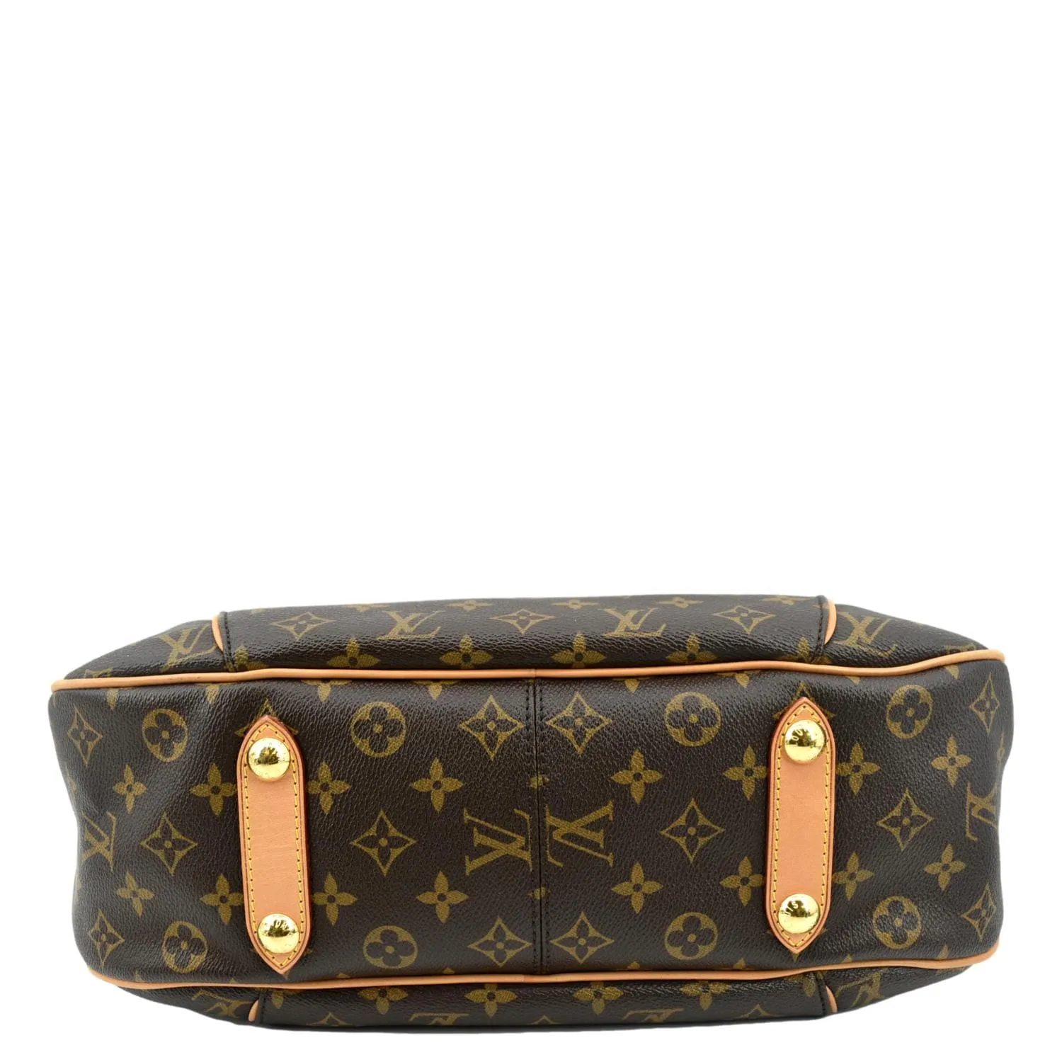 LOUIS VUITTON Galliera PM Monogram Canvas Hobo Shoulder Bag Brown