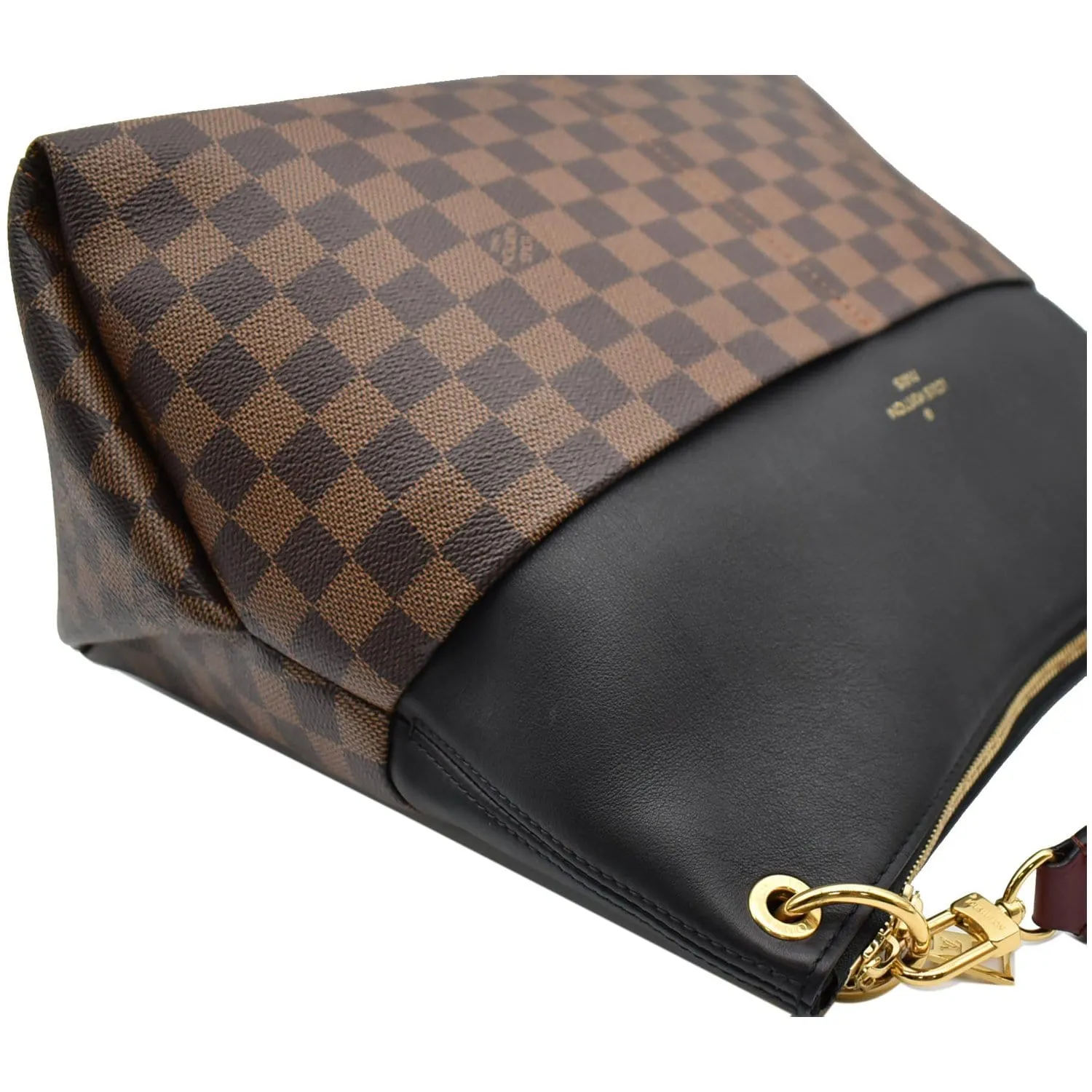 LOUIS VUITTON Maida Damier Ebene Hobo Shoulder Bag Noir