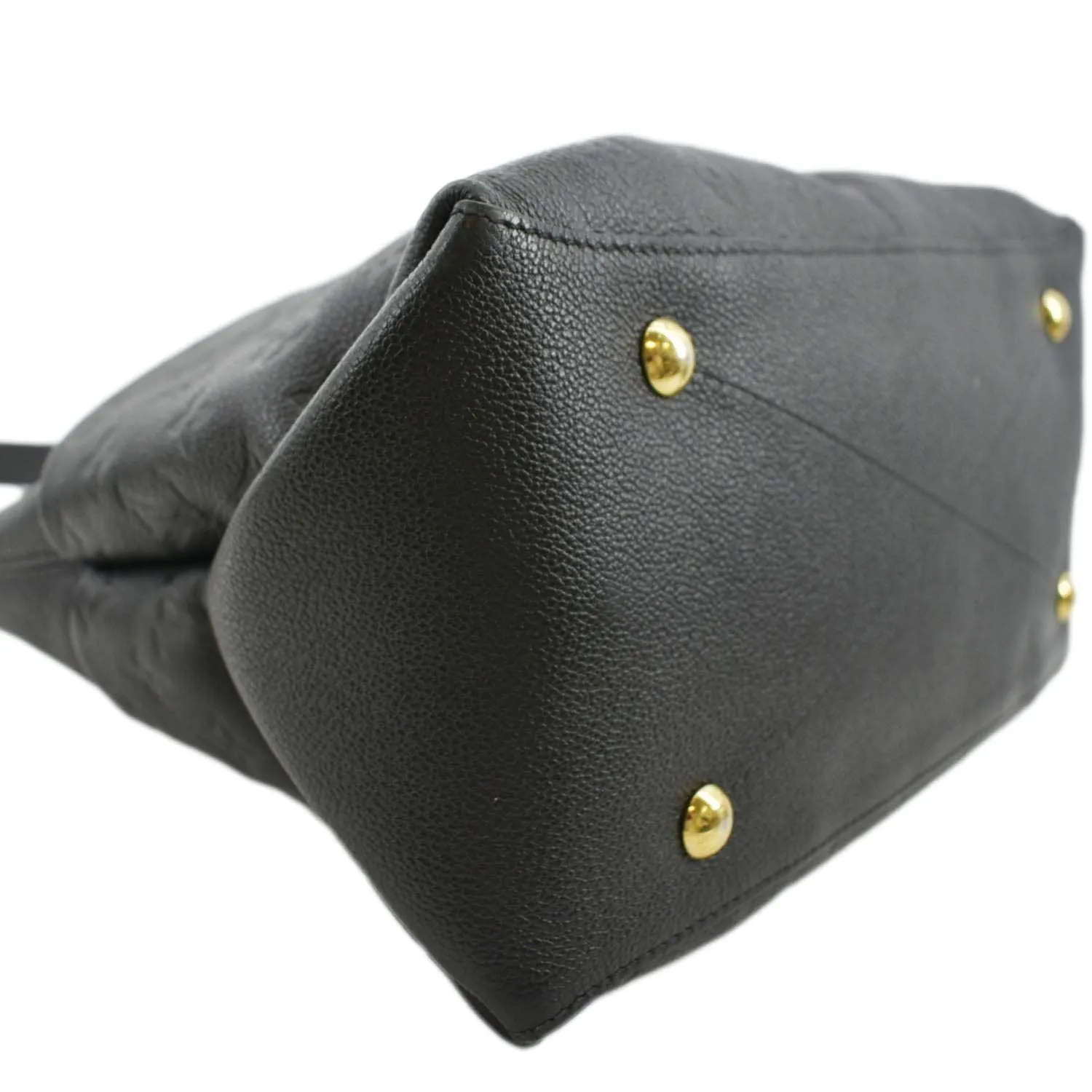 LOUIS VUITTON Maida Monogram Empreinte Leather Hobo Shoulder Bag Black