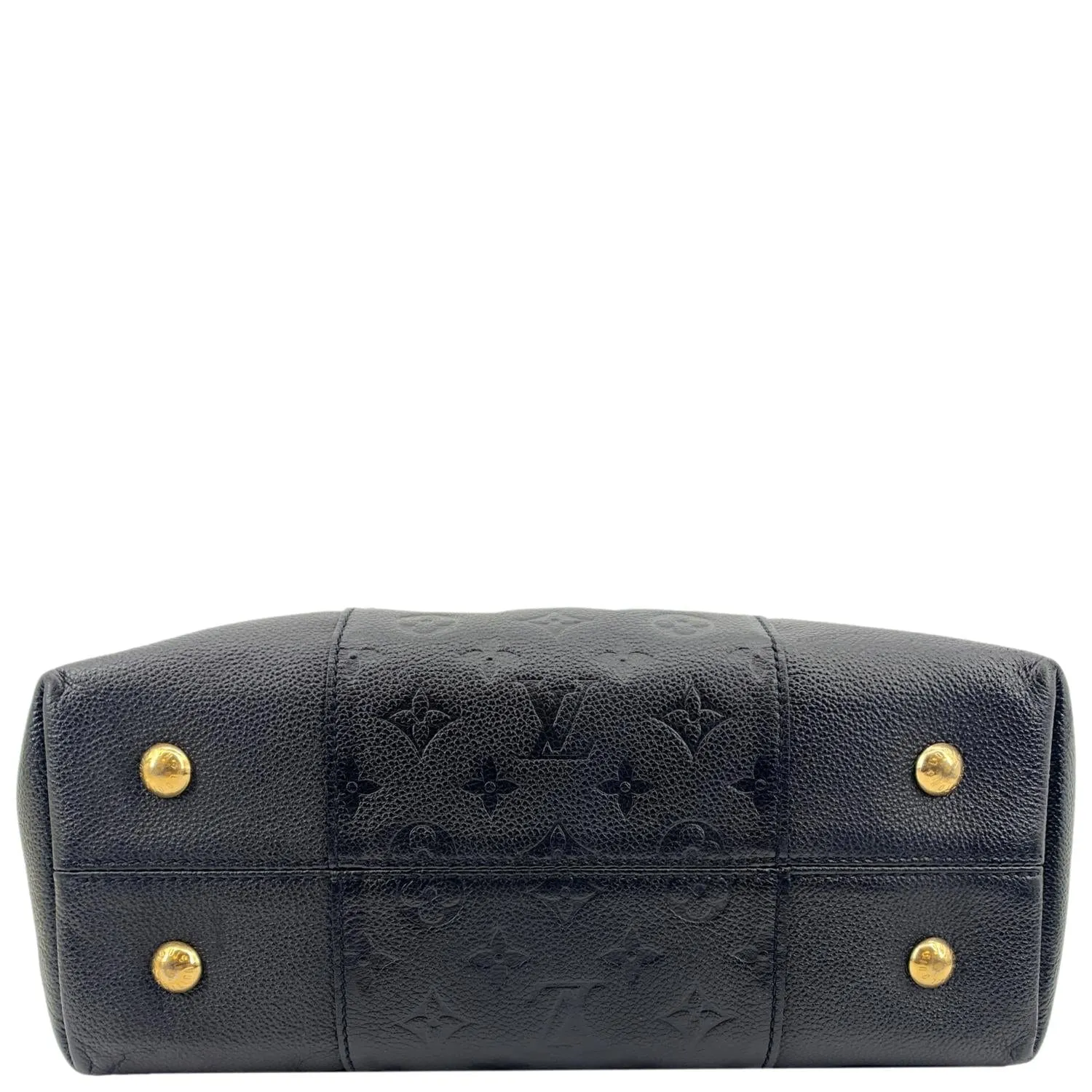 LOUIS VUITTON Melie Empreinte Leather Hobo Shoulder Bag Black