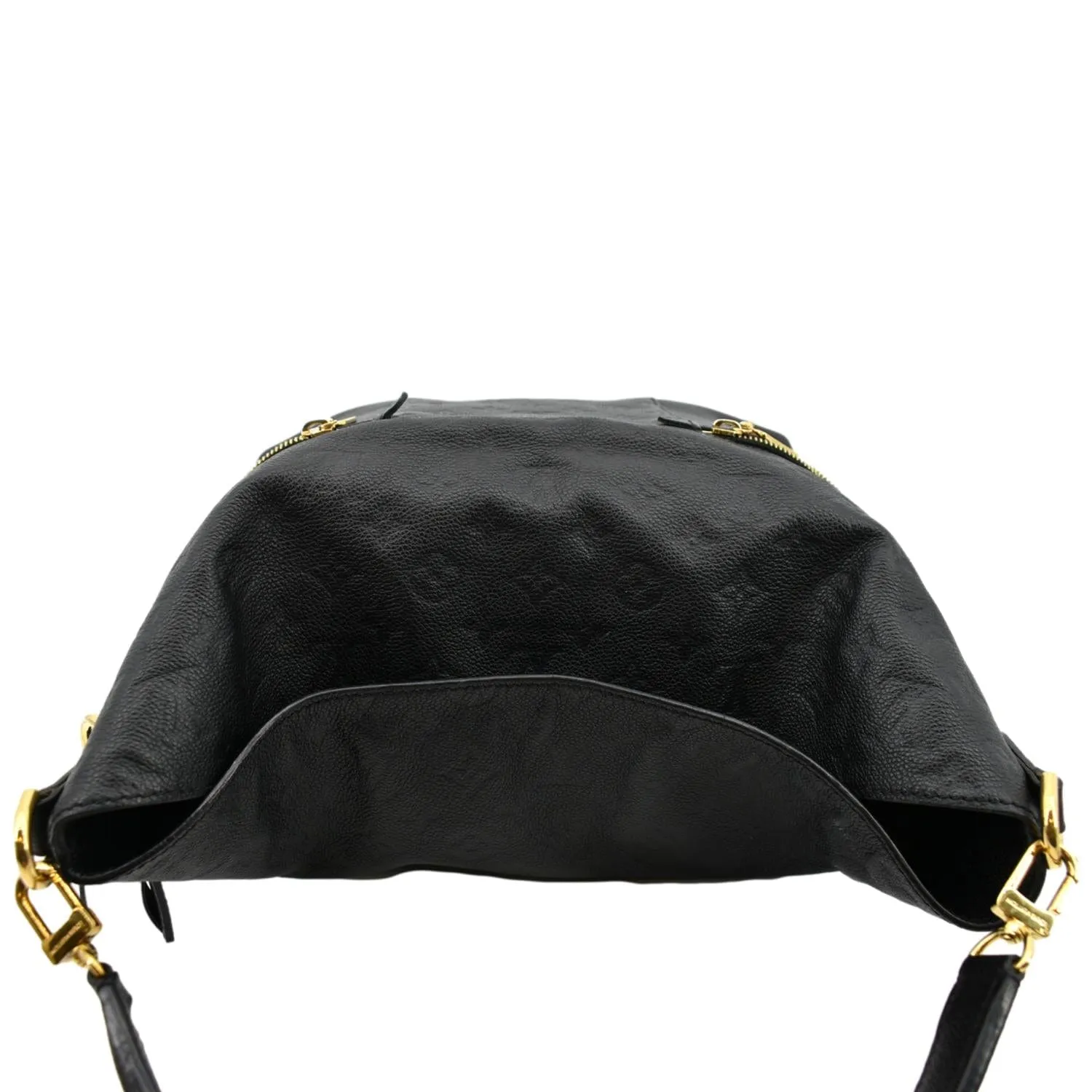 LOUIS VUITTON Melie Empreinte Leather Hobo Shoulder Bag Black