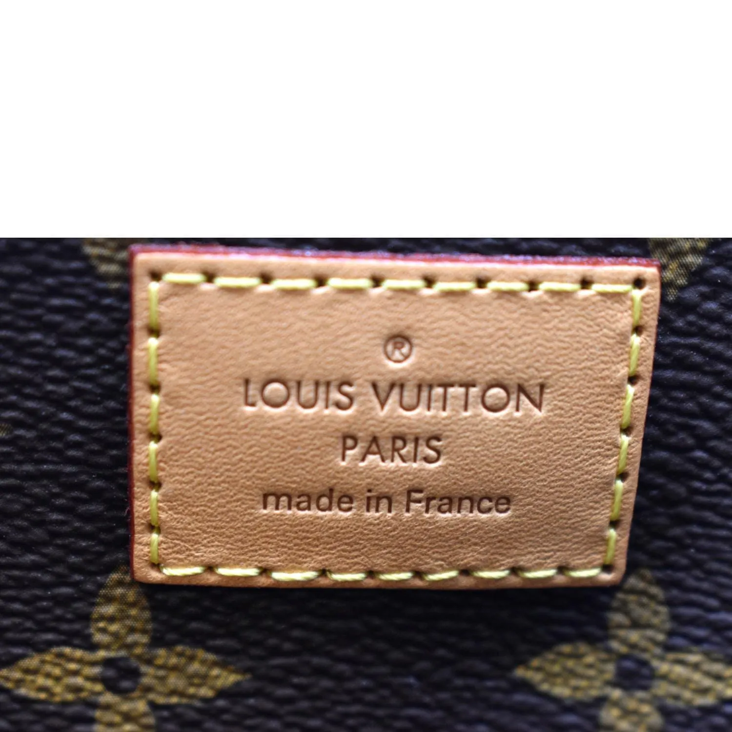 LOUIS VUITTON Melie Monogram Canvas Hobo Bag Brown