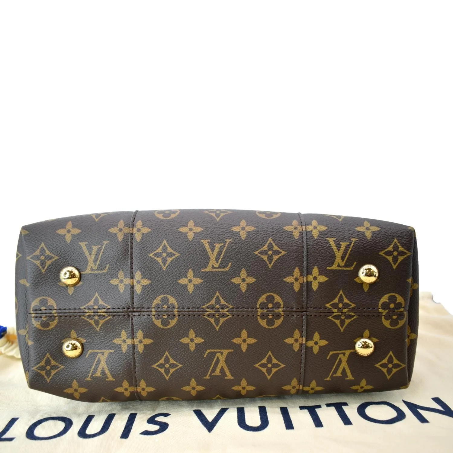 LOUIS VUITTON Melie Monogram Canvas Hobo Bag Brown