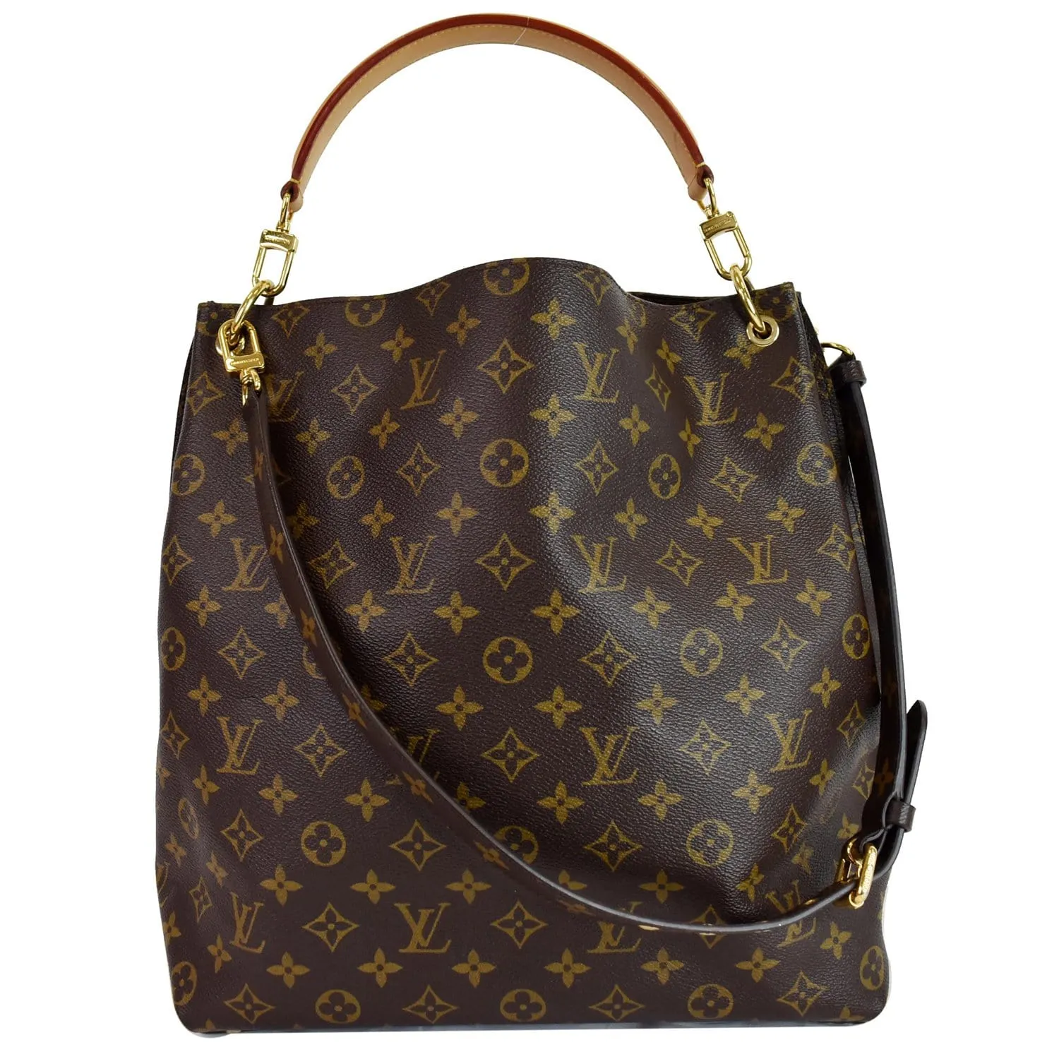 LOUIS VUITTON Metis Hobo Monogram Canvas Shoulder Bag Brown