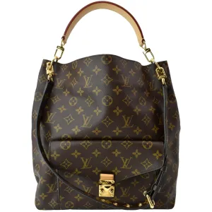 LOUIS VUITTON Metis Hobo Monogram Canvas Shoulder Bag Brown