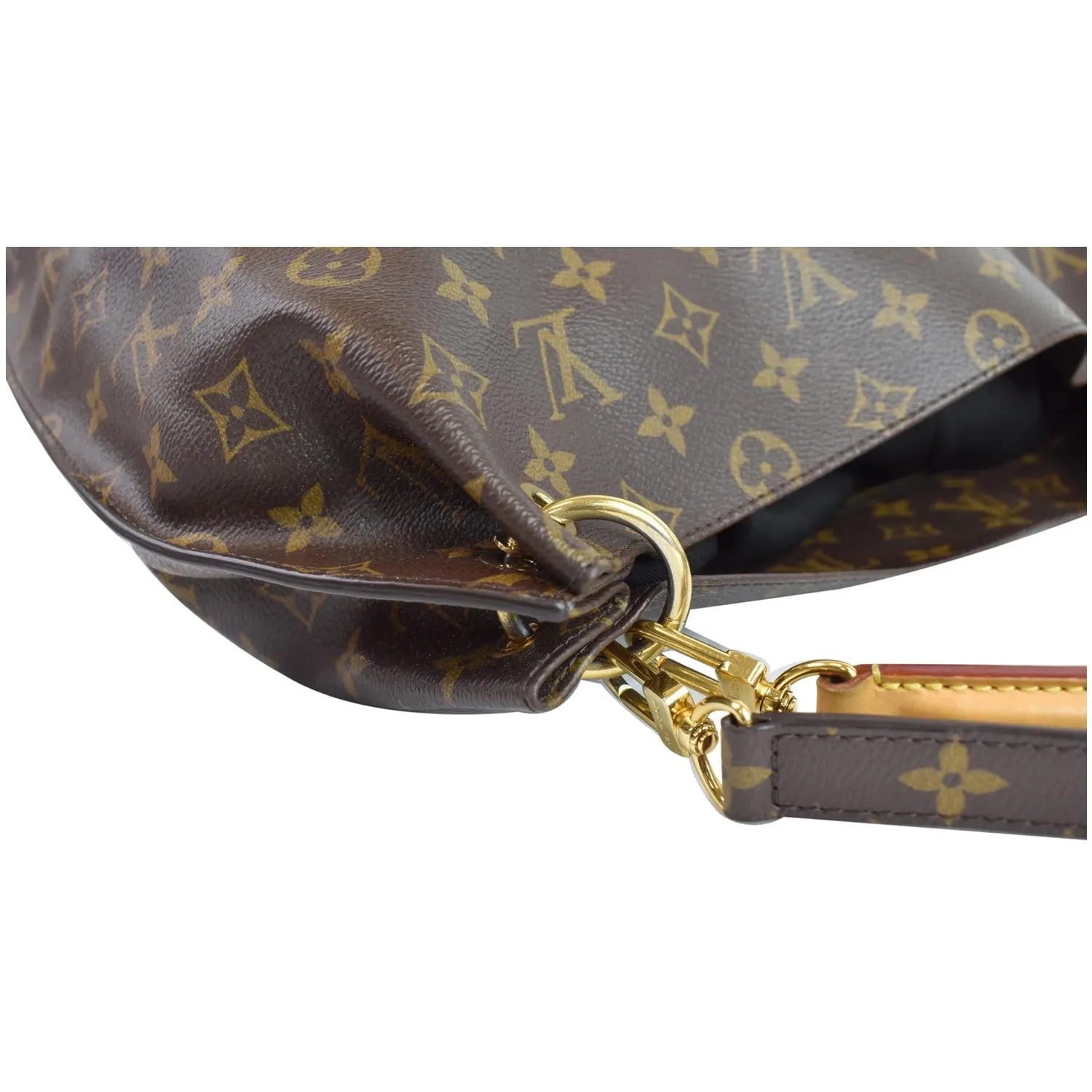 LOUIS VUITTON Metis Hobo Monogram Canvas Shoulder Bag Brown