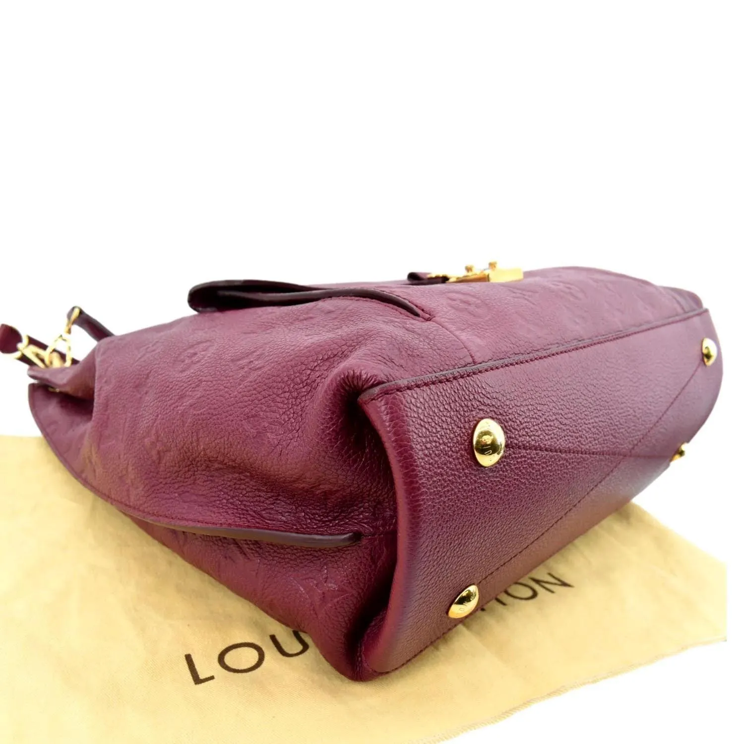 LOUIS VUITTON Metis Hobo Monogram Empreinte Shoulder Bag Maroon