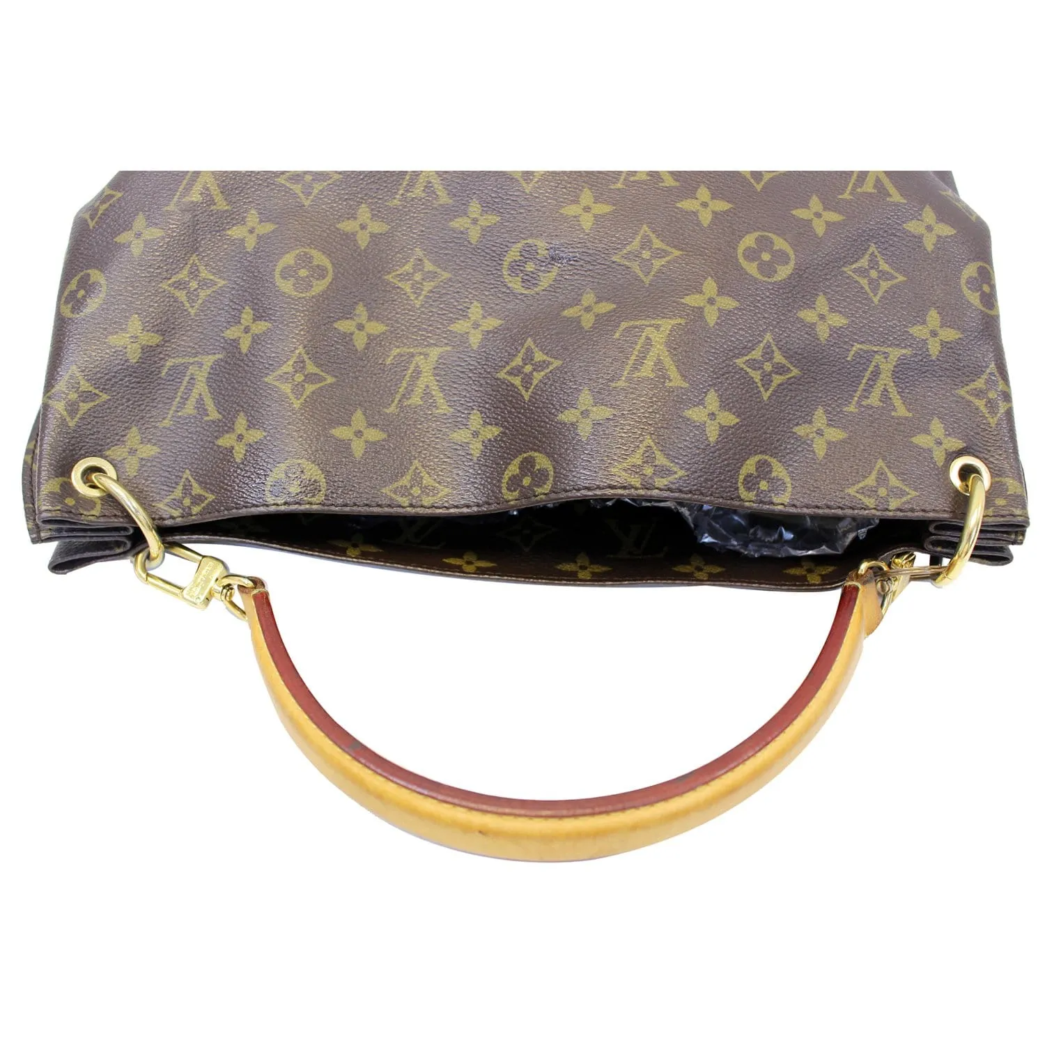 LOUIS VUITTON Metis Monogram Canvas Hobo Shoulder Bag Brown