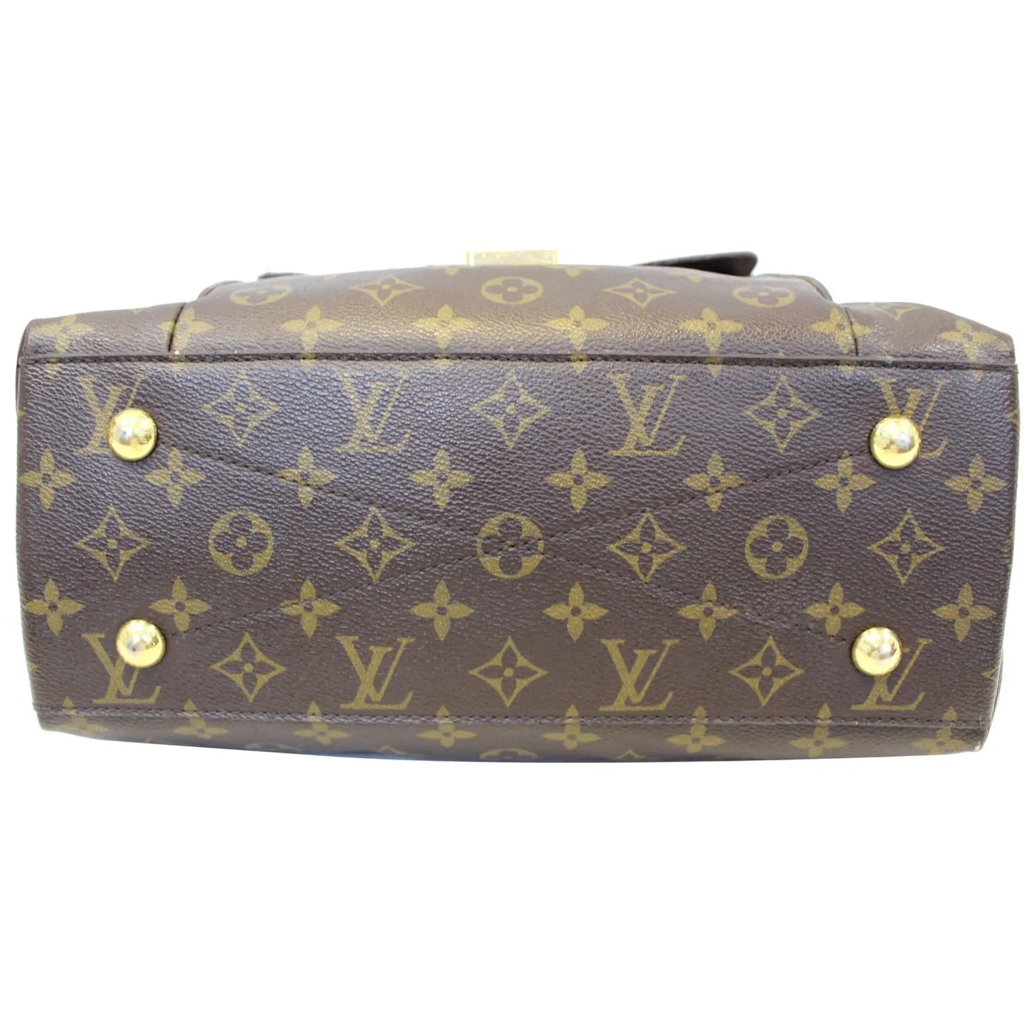LOUIS VUITTON Metis Monogram Canvas Hobo Shoulder Bag Brown