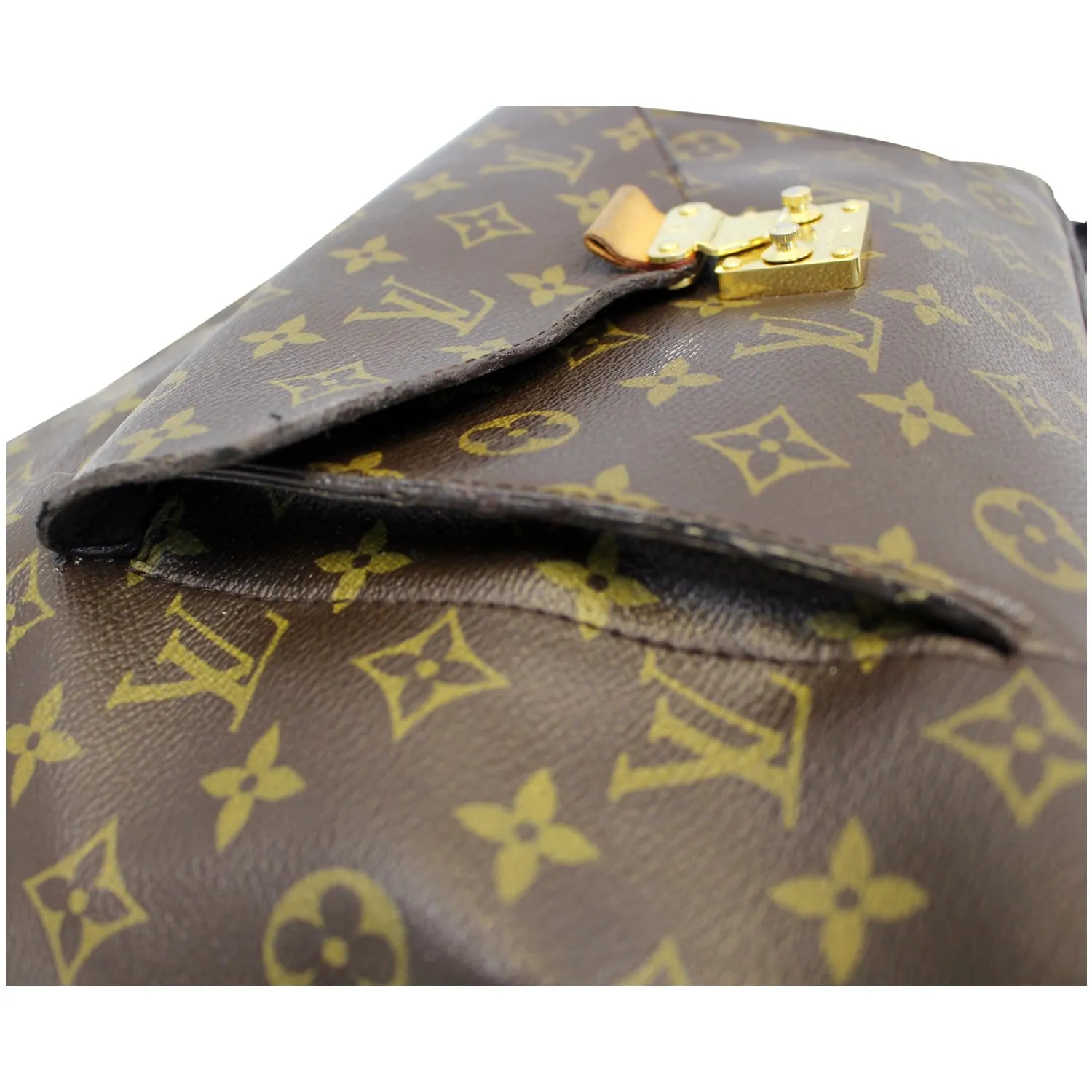 LOUIS VUITTON Metis Monogram Canvas Hobo Shoulder Bag Brown