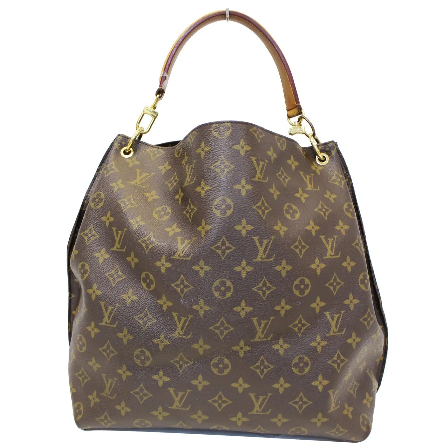 LOUIS VUITTON Metis Monogram Canvas Hobo Shoulder Bag Brown