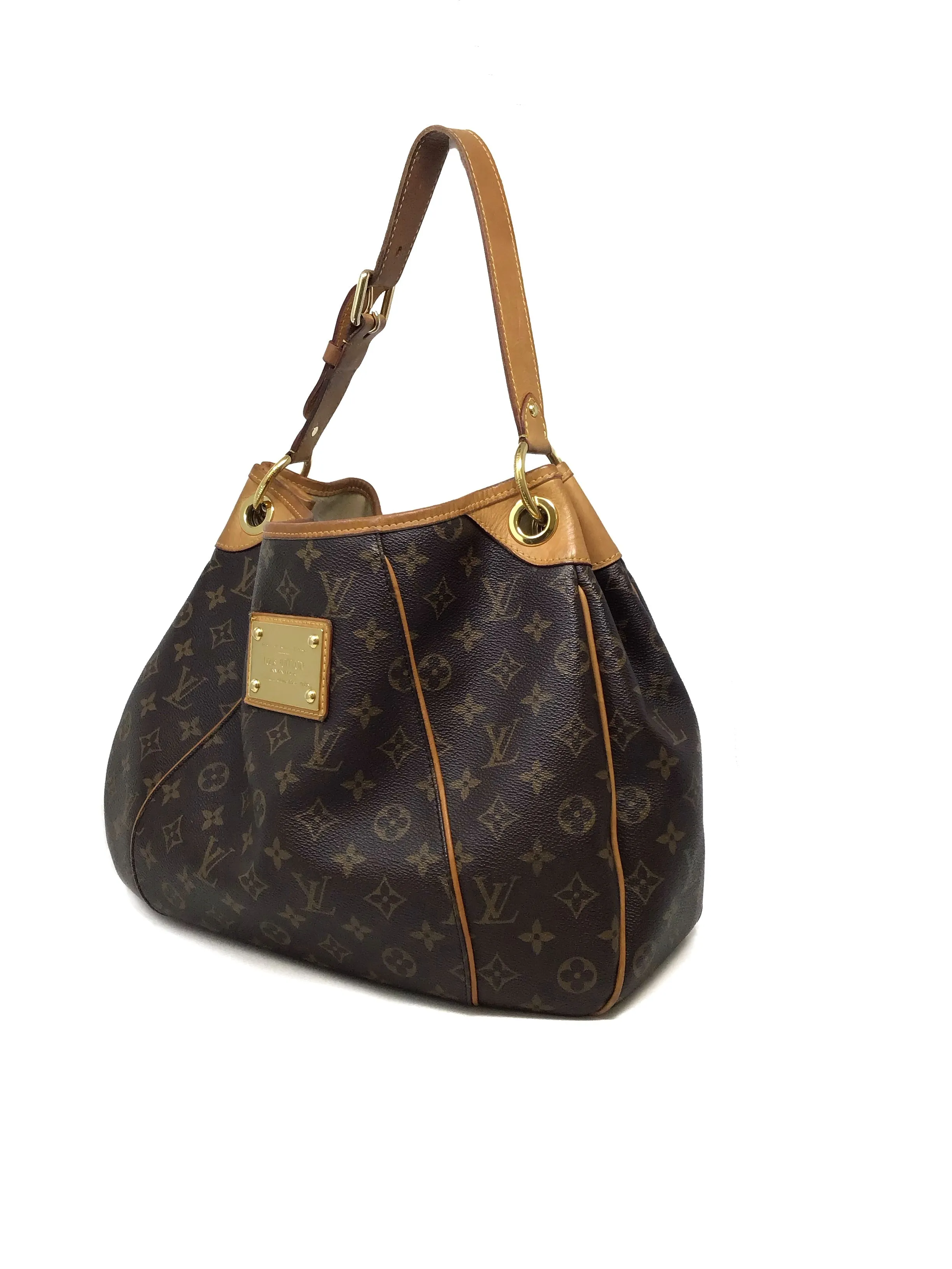 Louis Vuitton Monogram '12 'Galleria' PM Canvas Hobo Bag