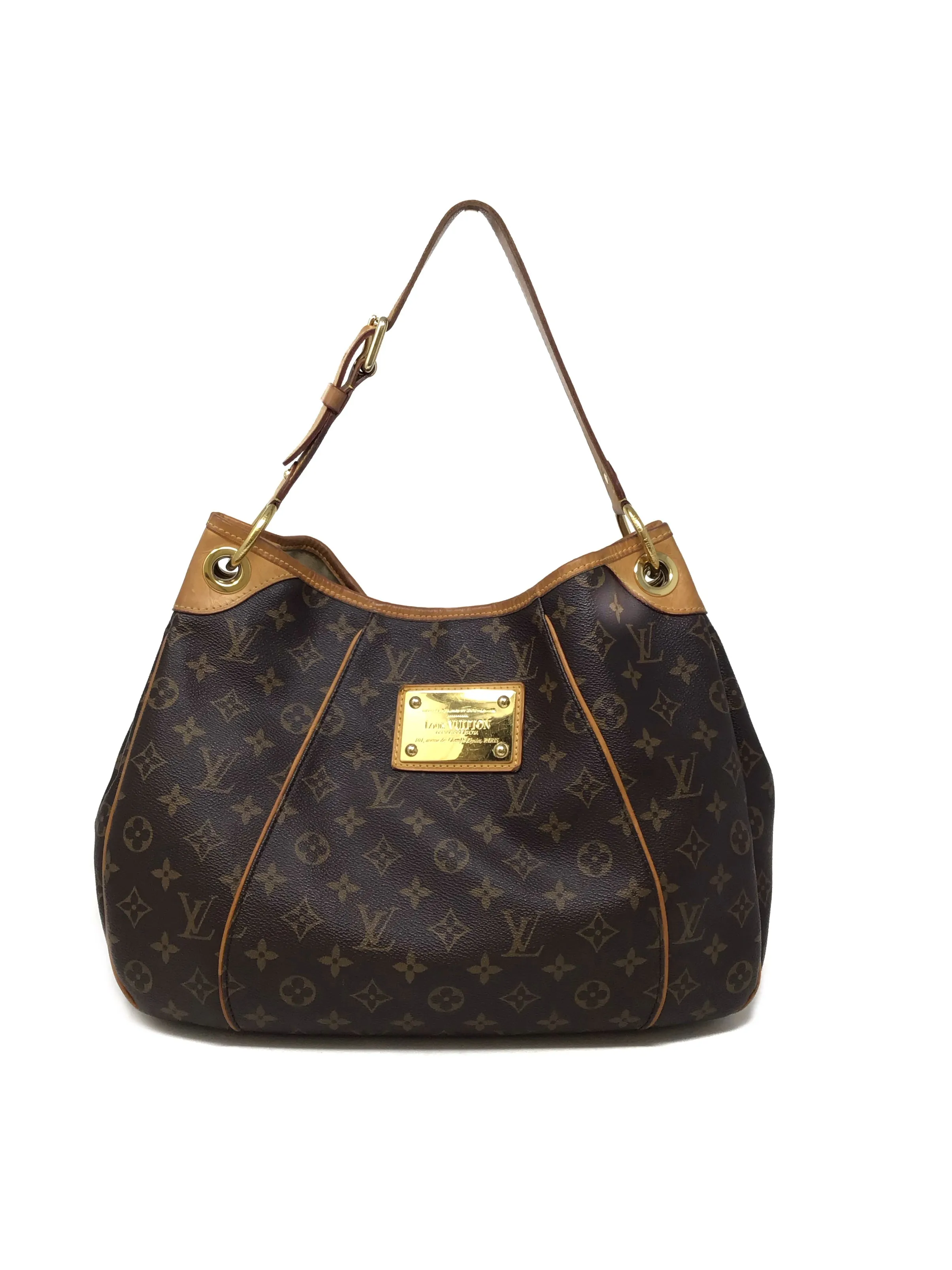 Louis Vuitton Monogram '12 'Galleria' PM Canvas Hobo Bag