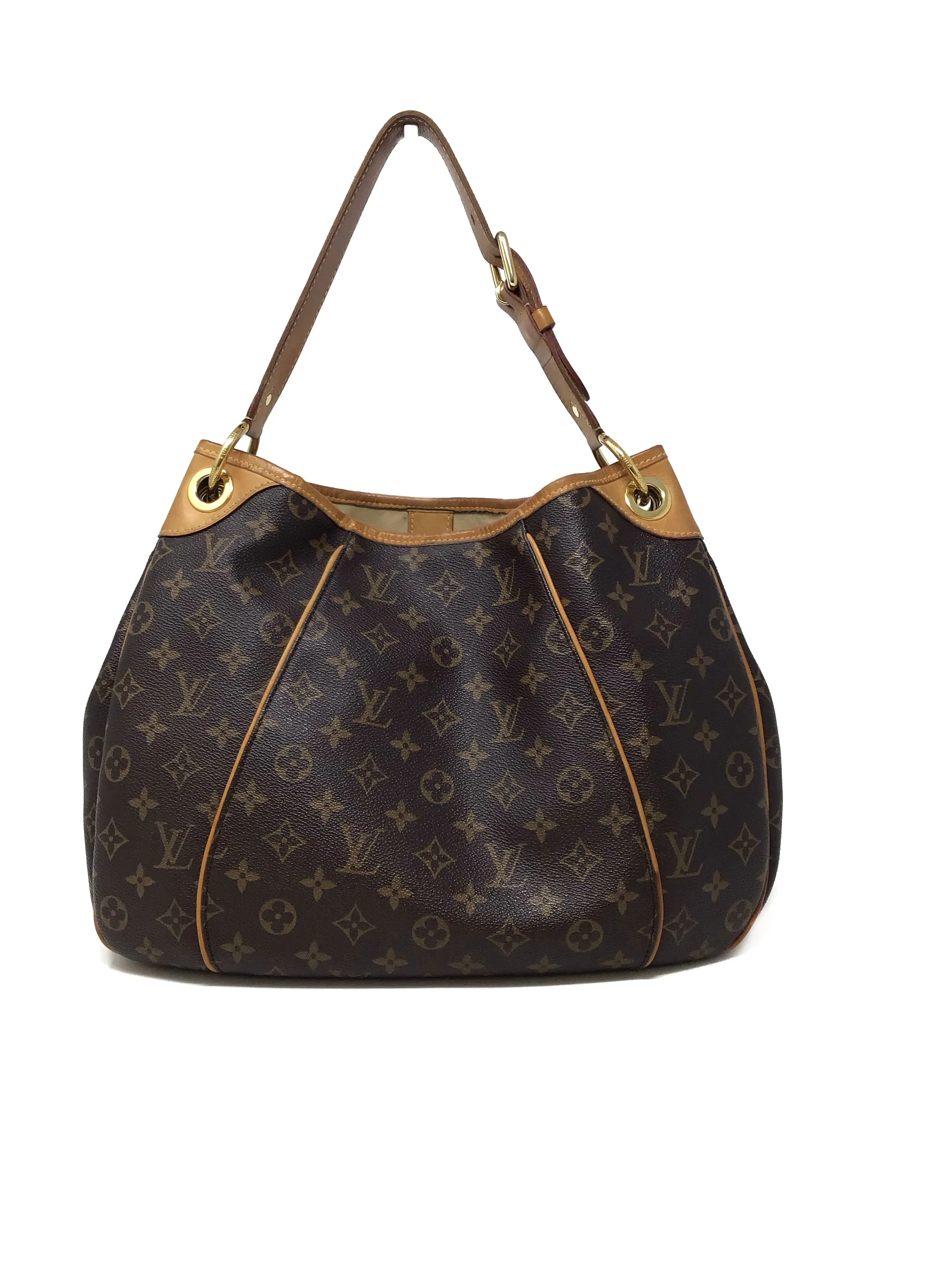 Louis Vuitton Monogram '12 'Galleria' PM Canvas Hobo Bag