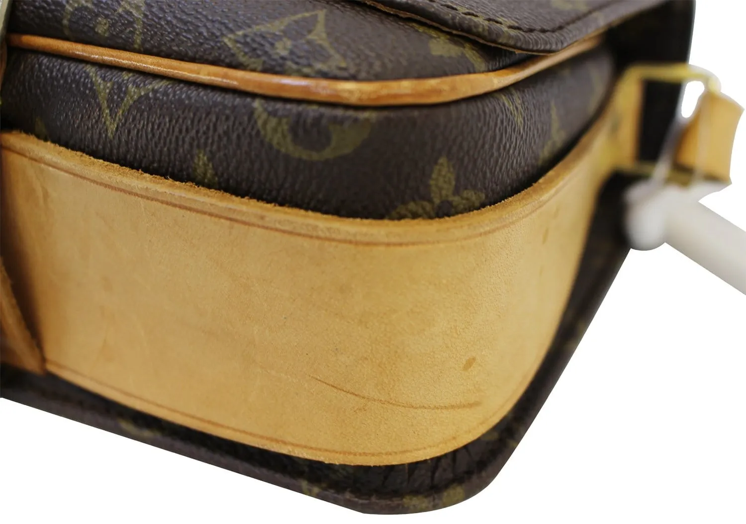 LOUIS VUITTON Monogram Canvas Cartouchiere MM Messenger Bag