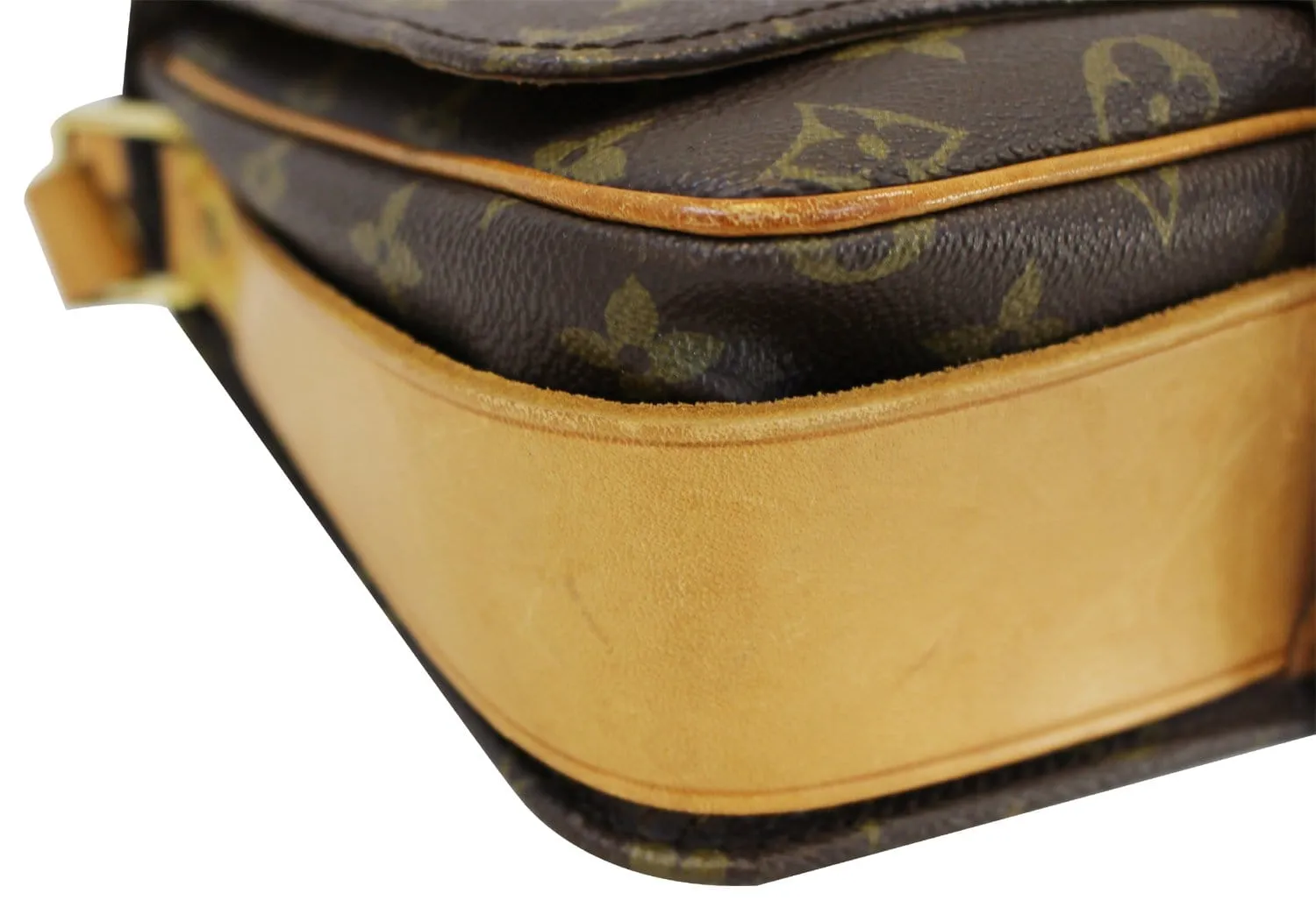 LOUIS VUITTON Monogram Canvas Cartouchiere MM Messenger Bag