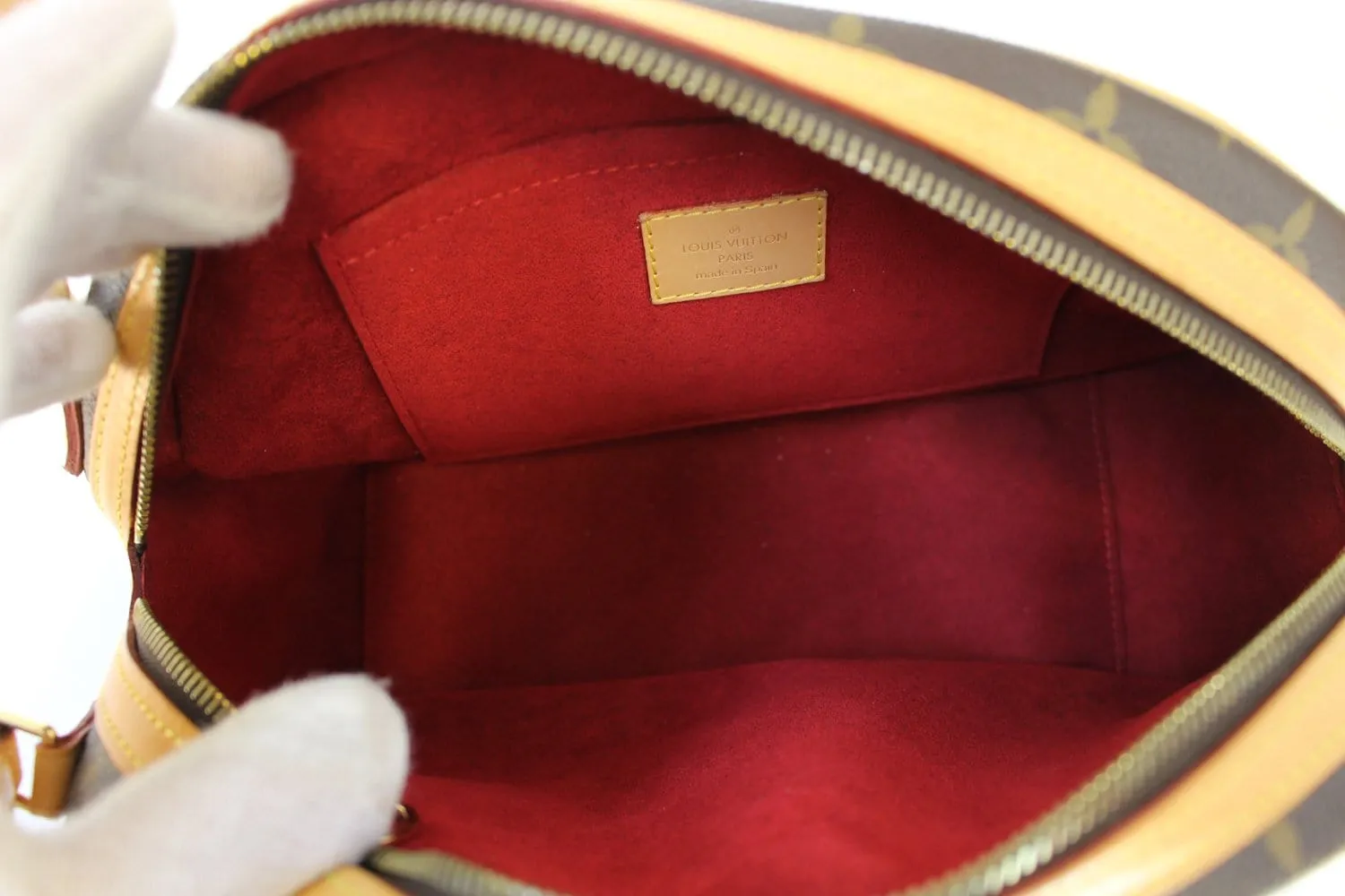 LOUIS VUITTON Monogram Canvas Clara Satchel Bag