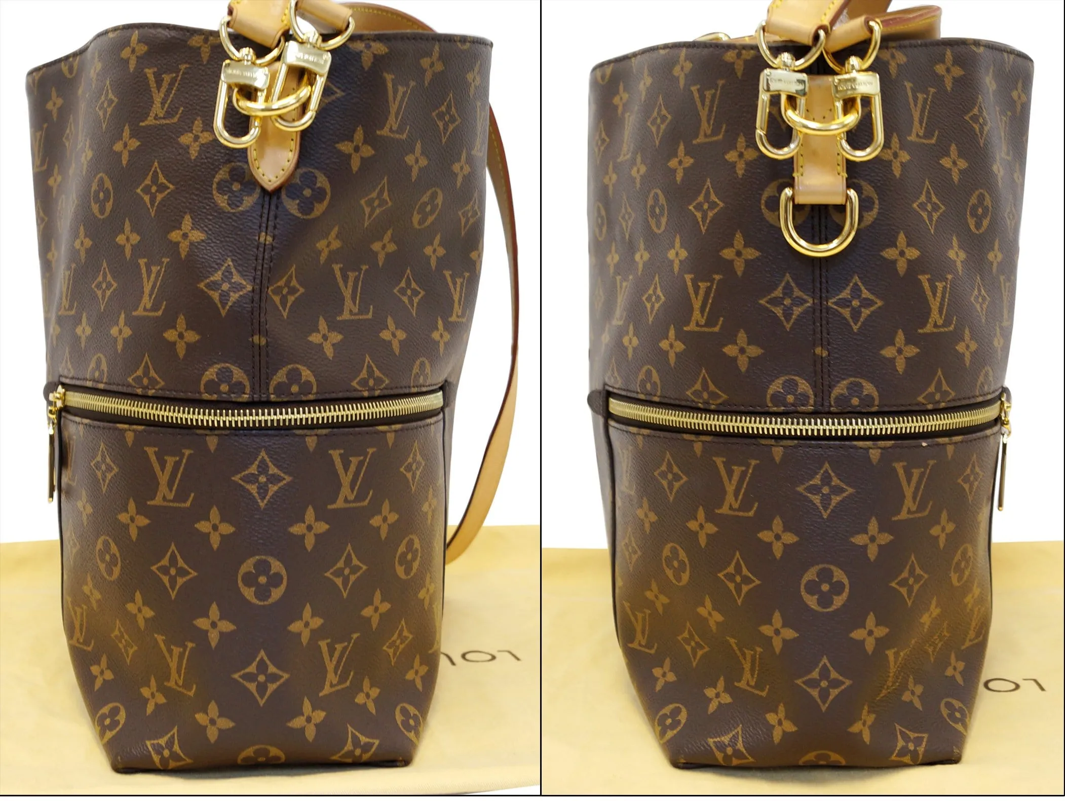 LOUIS VUITTON Monogram Canvas Melie Hobo Shoulder Bag