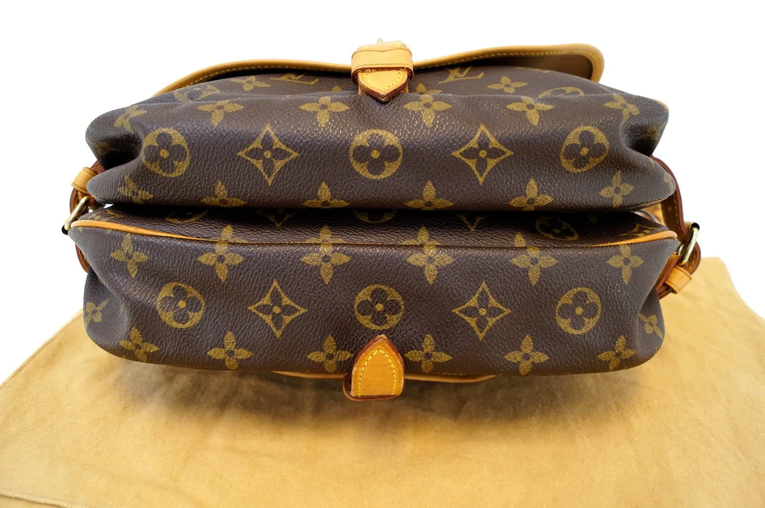 LOUIS VUITTON Monogram Canvas Saumur 30