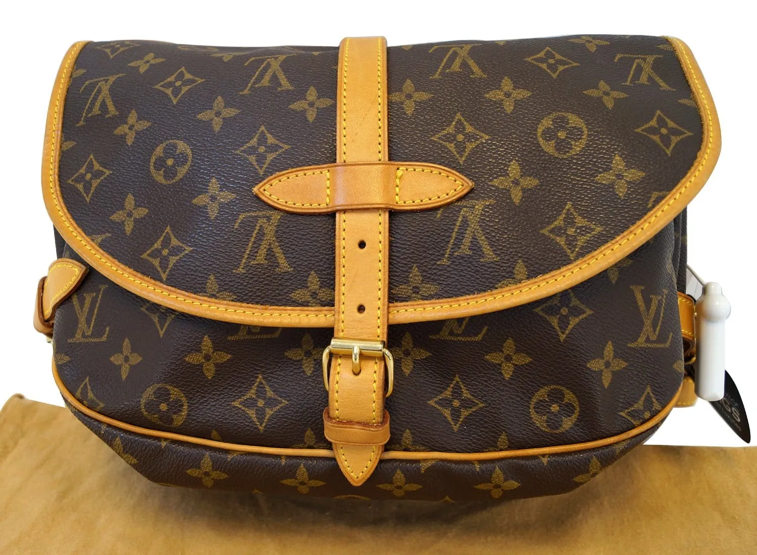 LOUIS VUITTON Monogram Canvas Saumur 30