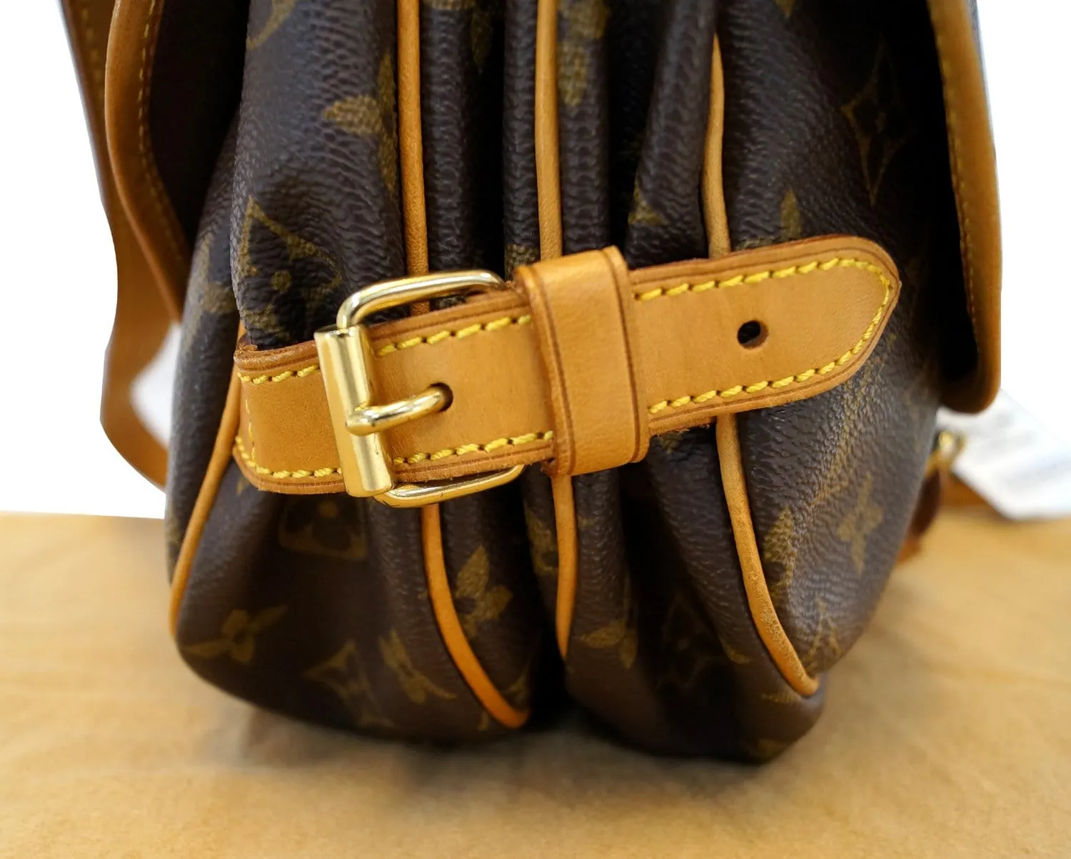 LOUIS VUITTON Monogram Canvas Saumur 30