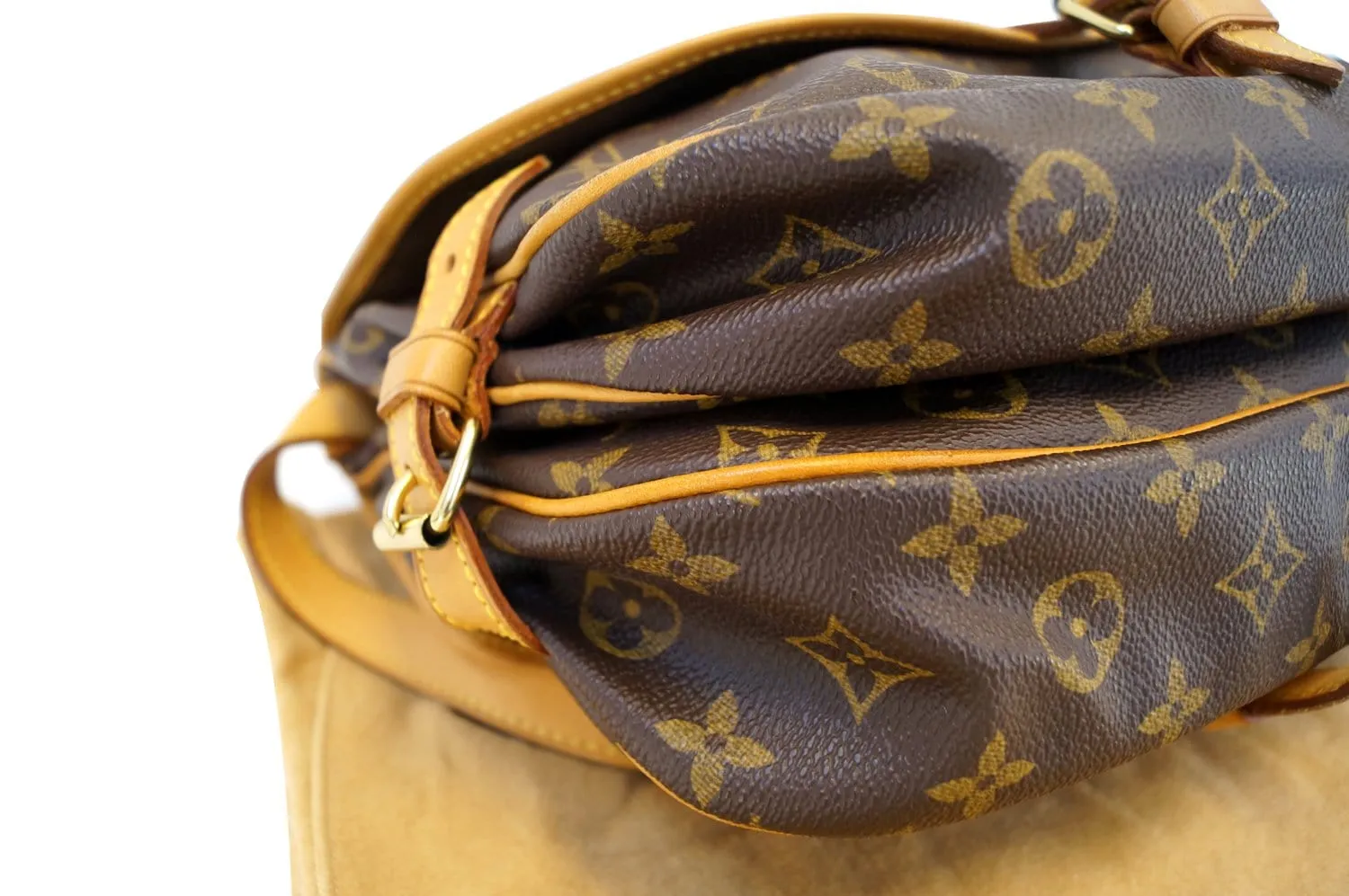 LOUIS VUITTON Monogram Canvas Saumur 30