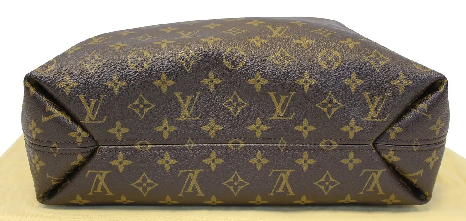 LOUIS VUITTON Monogram Canvas Sully MM Brown Shoulder Bag