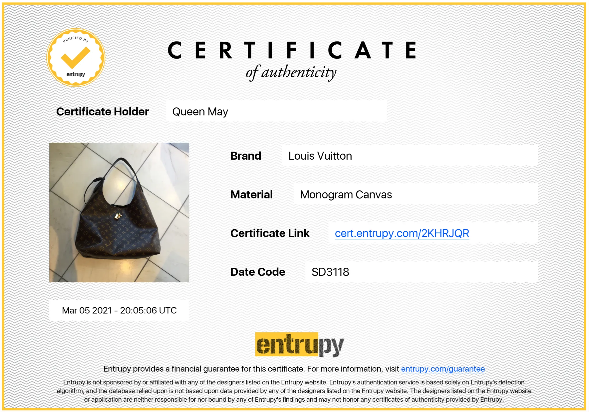 Louis Vuitton Monogram Flower Hobo Bag