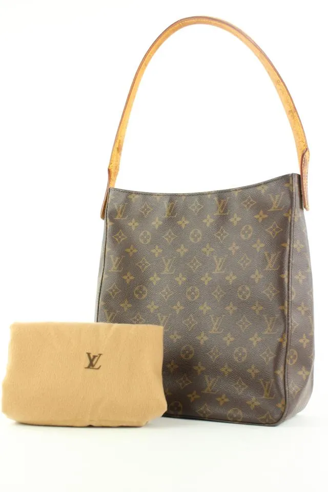 Louis Vuitton Monogram Looping GM Zip Hobo 493lvs35
