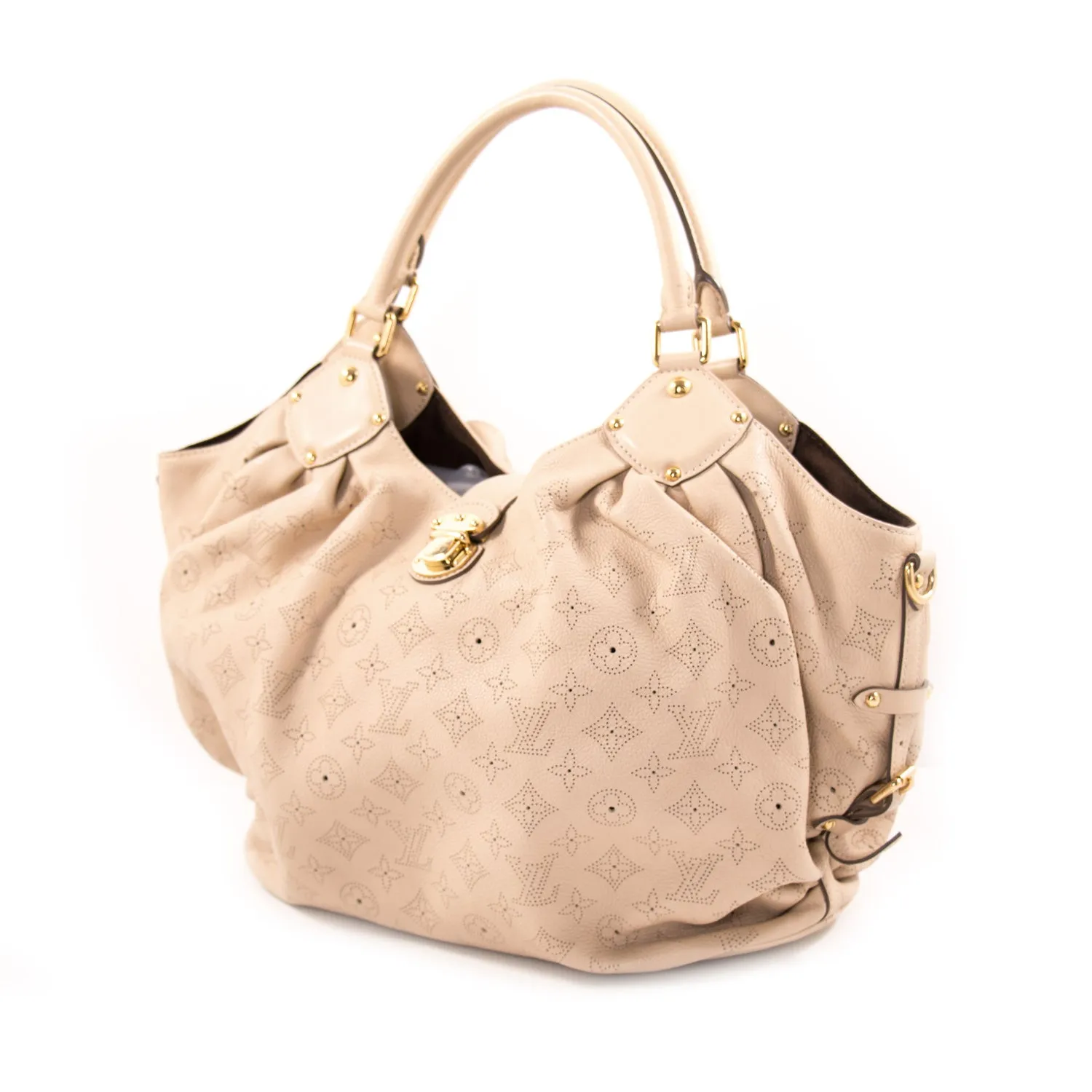 Louis Vuitton Monogram Mahina L Hobo Bag