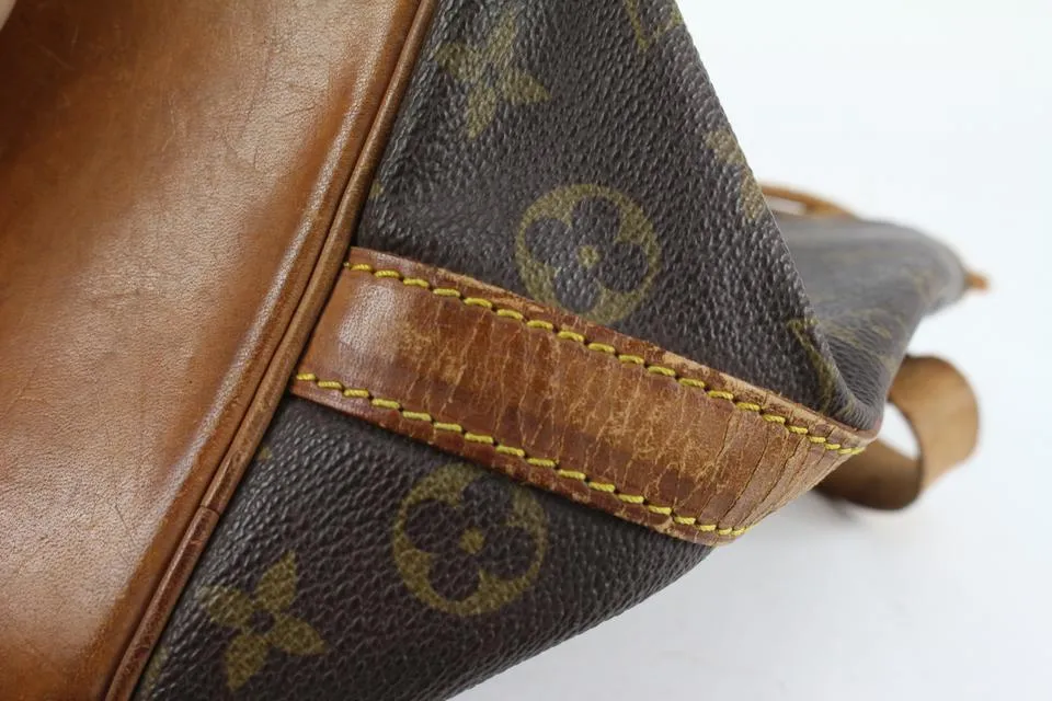 Louis Vuitton Monogram Petit Noe Drawstring Bucket Hobo Bag 8LV1027