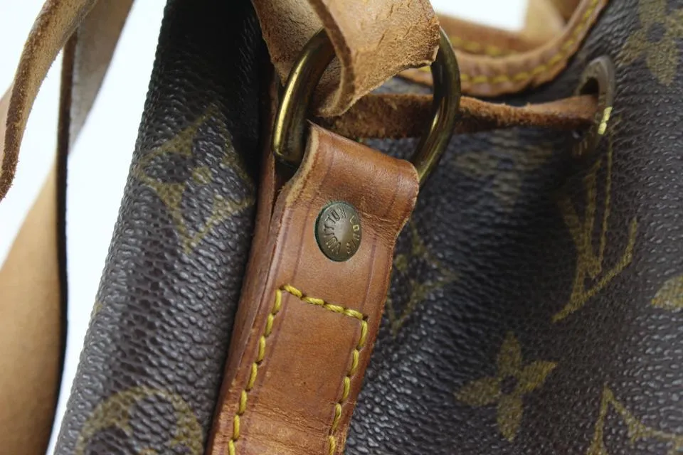 Louis Vuitton Monogram Petit Noe Drawstring Bucket Hobo Bag 8LV1027