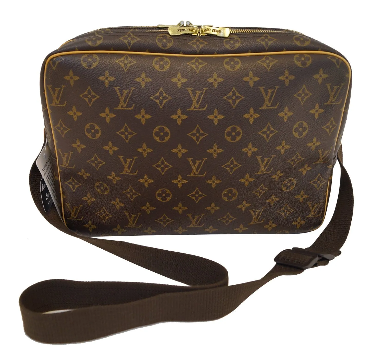LOUIS VUITTON Monogram Reporter GM Shoulder Bag
