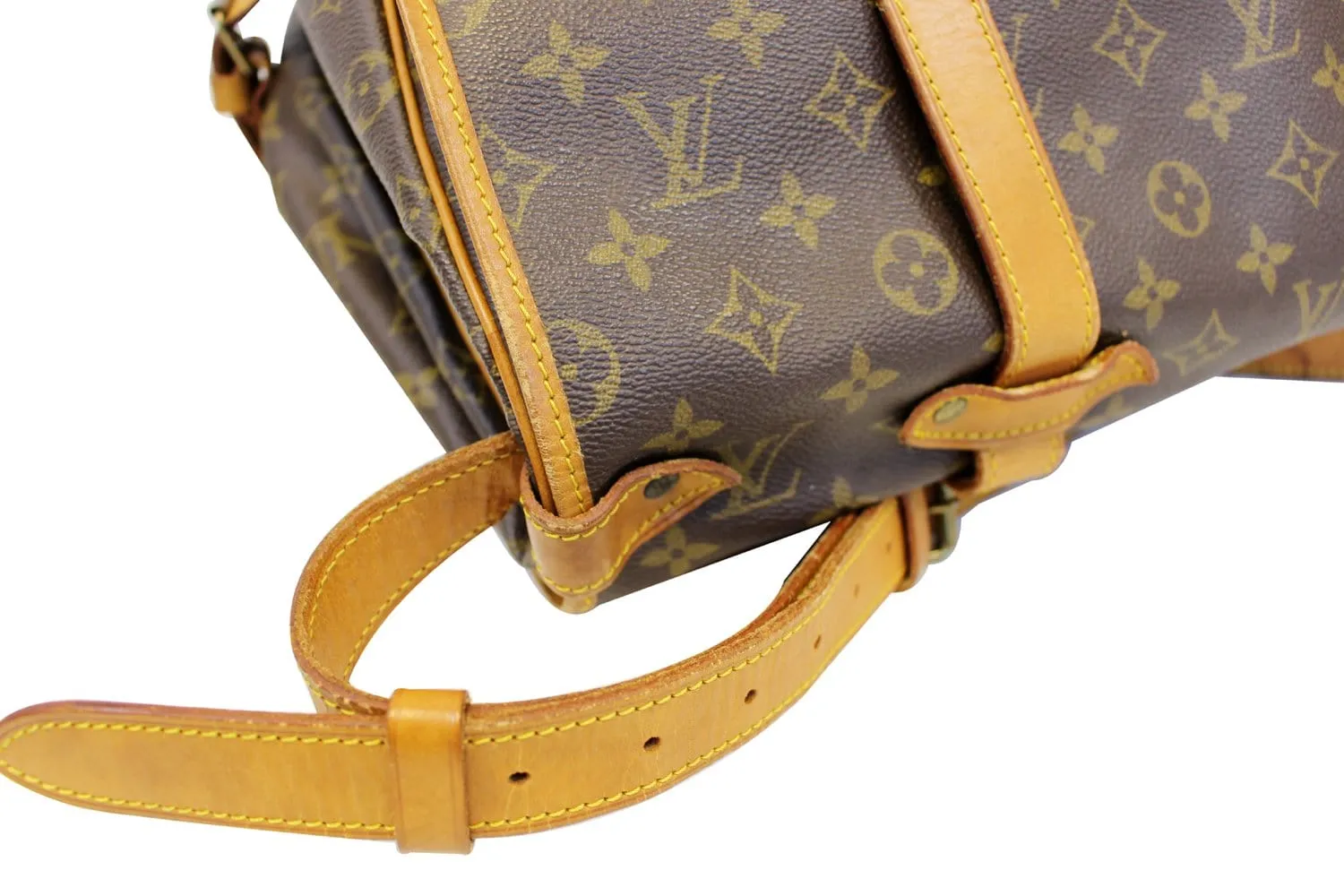 LOUIS VUITTON Shoulder Bag Used Monogram Saumur 43