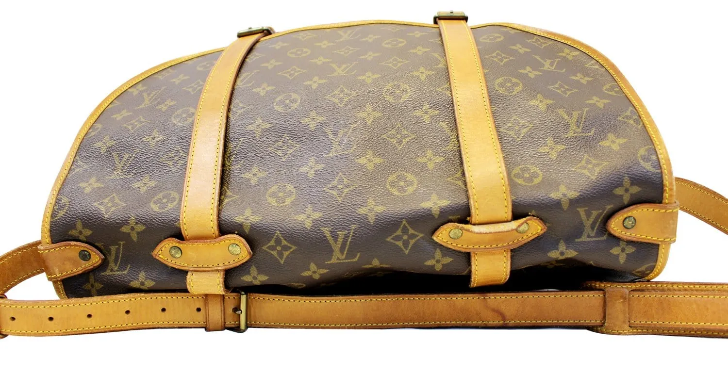 LOUIS VUITTON Shoulder Bag Used Monogram Saumur 43