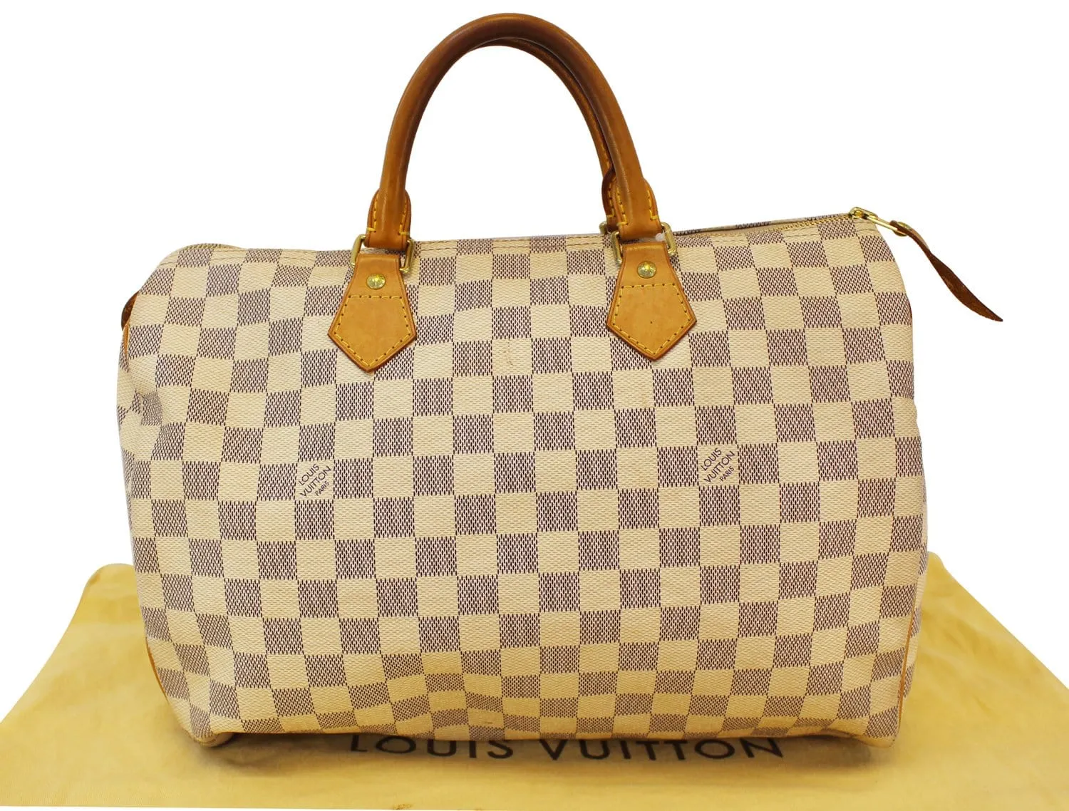 LOUIS VUITTON Speedy 35 Damier Azur  Satchel Bag