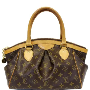 LOUIS VUITTON Tivoli PM Monogram Canvas Satchel Bag Brown - 20% OFF