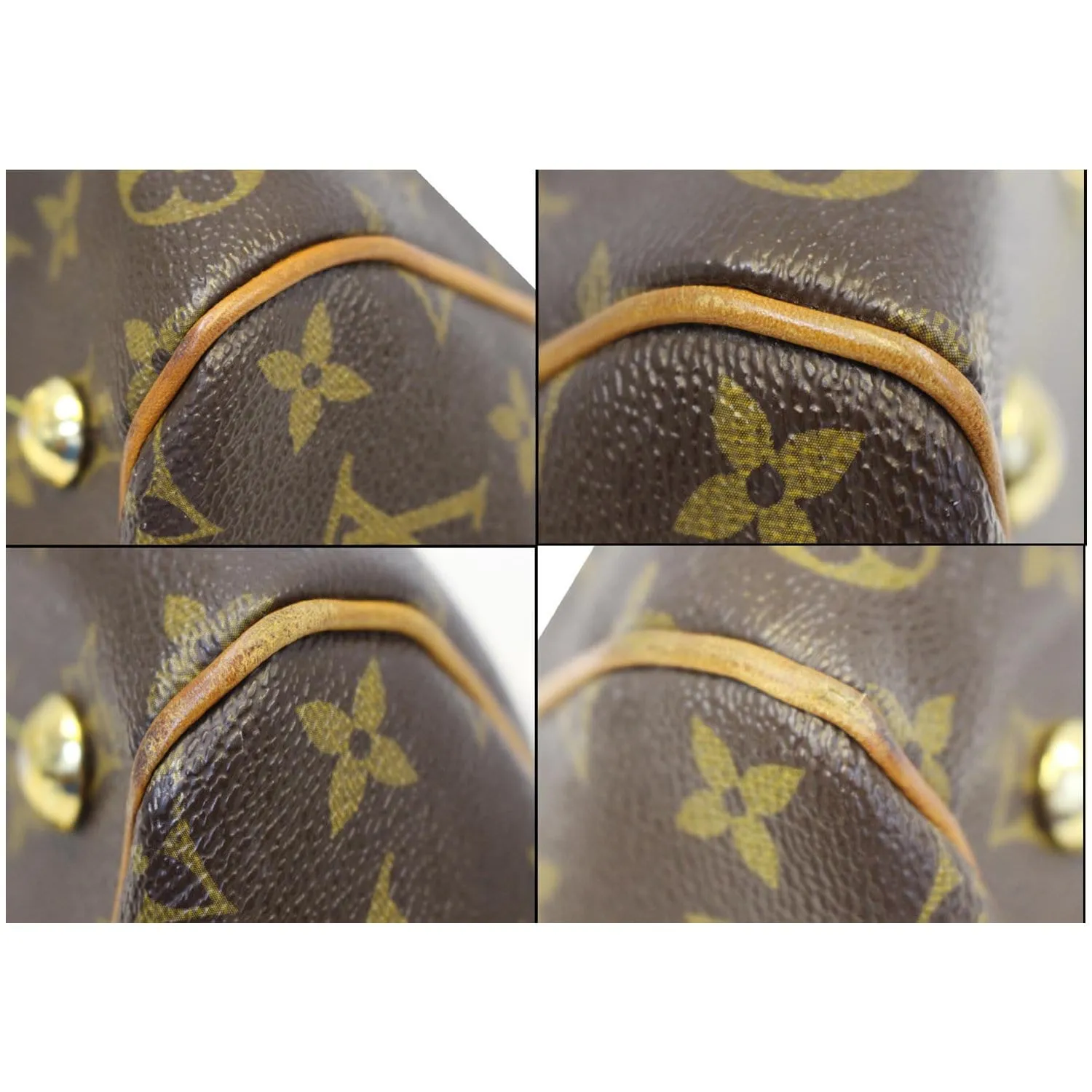 LOUIS VUITTON Tivoli PM Monogram Canvas Satchel Bag Brown - 20% OFF