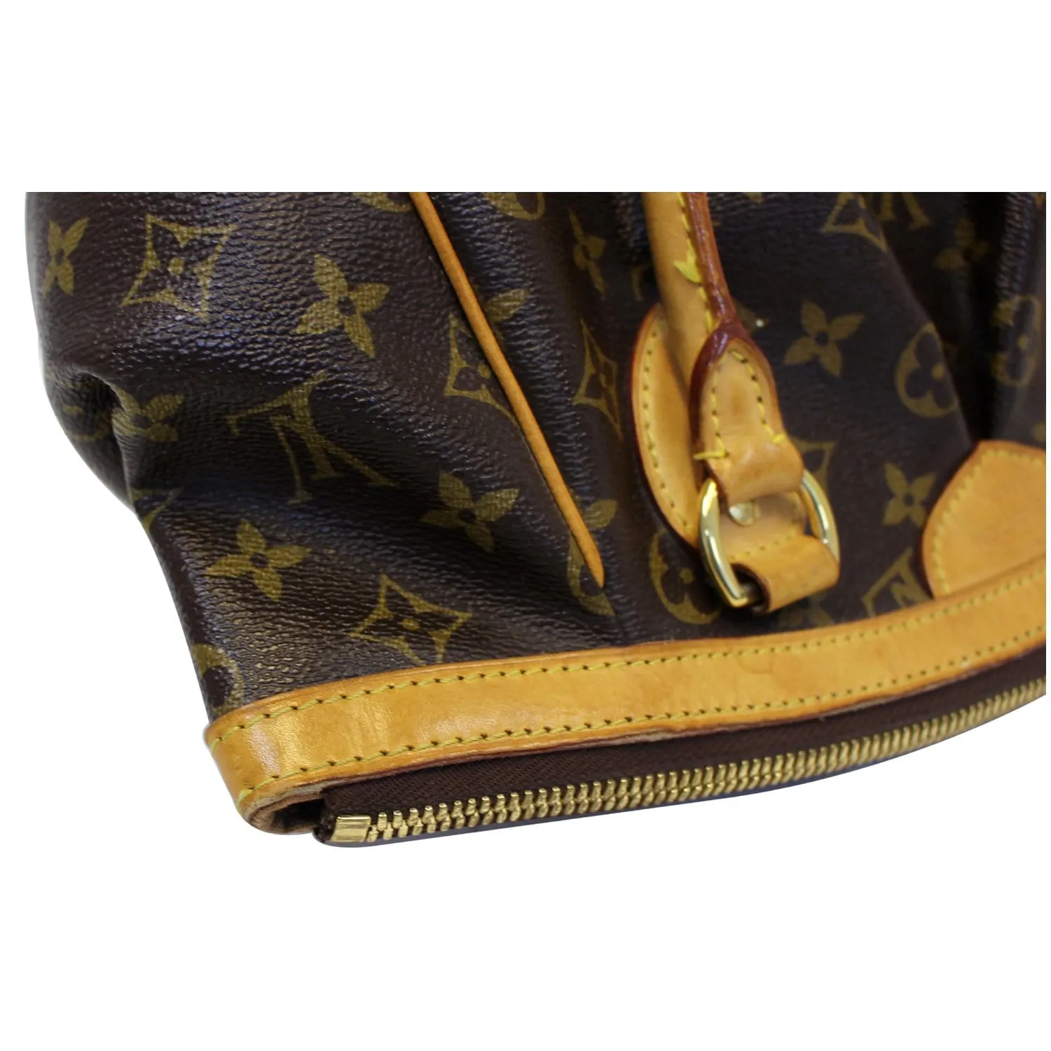 LOUIS VUITTON Tivoli PM Monogram Canvas Satchel Bag Brown - 20% OFF