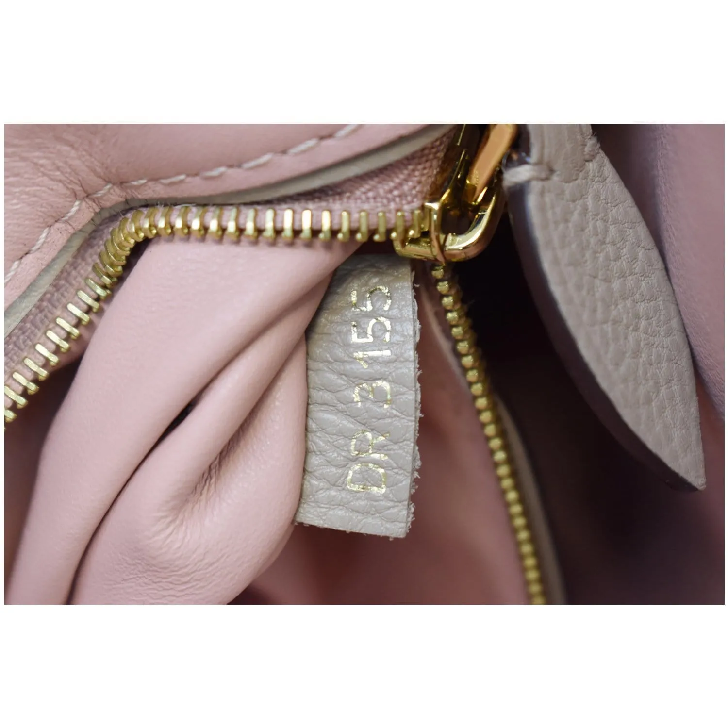 LOUIS VUITTON Tournon Taurillon Leather Hobo Bag Galet