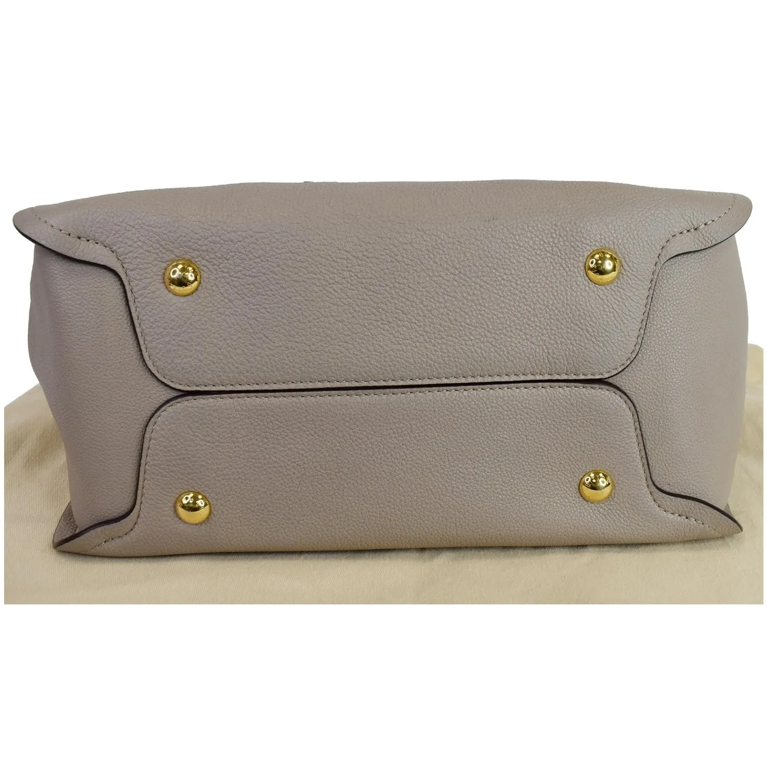 LOUIS VUITTON Tournon Taurillon Leather Hobo Bag Galet