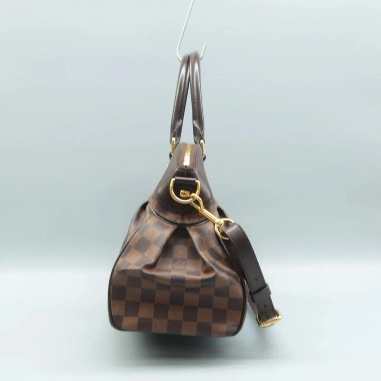 Louis Vuitton Trevi PM Brown Damier Ebene Canvas Satchel Bag