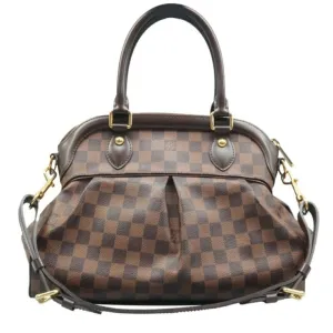 Louis Vuitton Trevi PM Brown Damier Ebene Canvas Satchel Bag