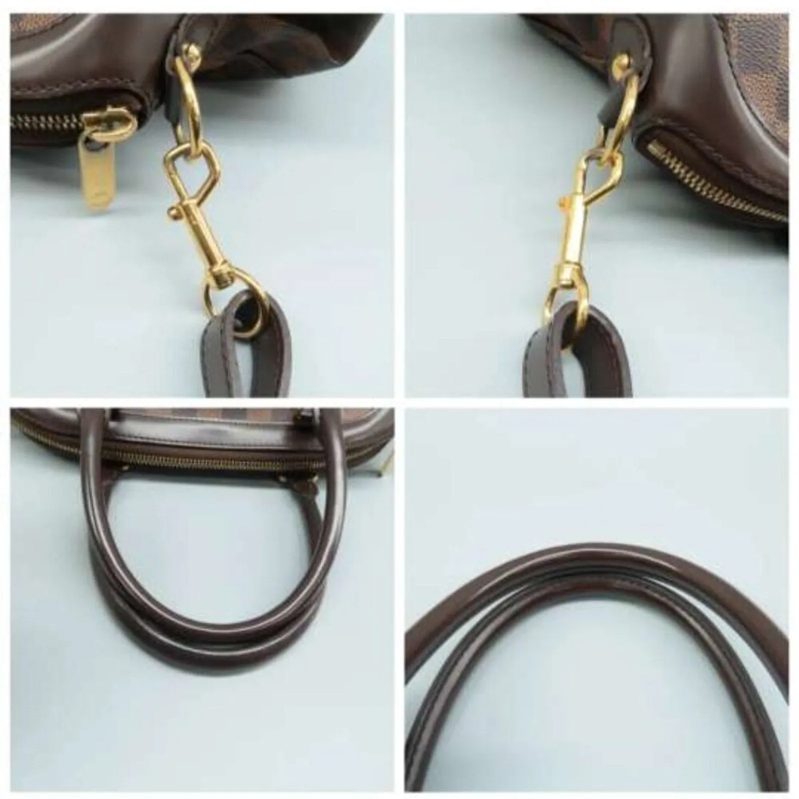 Louis Vuitton Trevi PM Brown Damier Ebene Canvas Satchel Bag