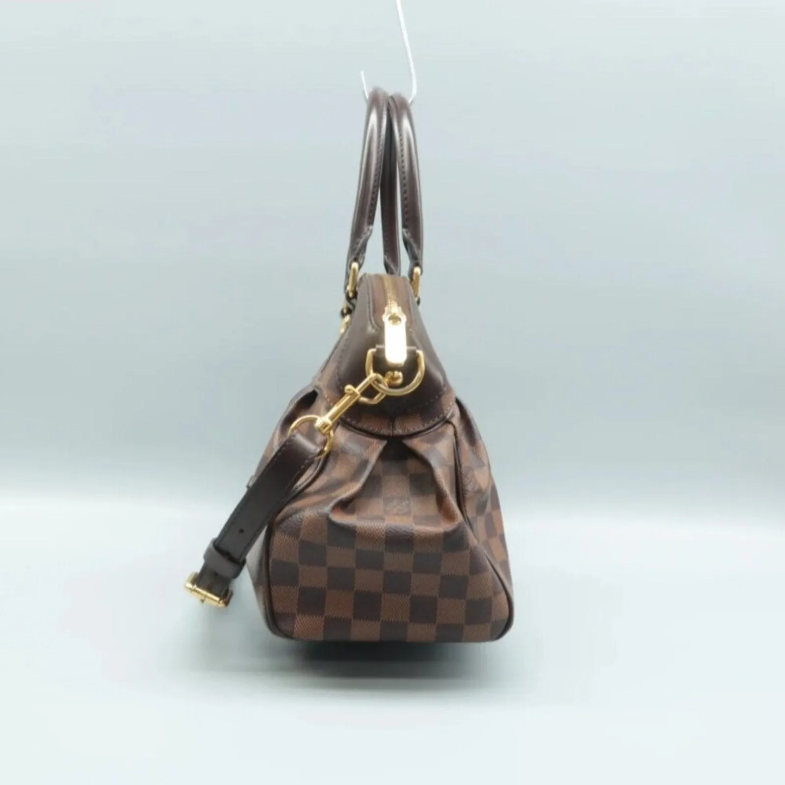 Louis Vuitton Trevi PM Brown Damier Ebene Canvas Satchel Bag