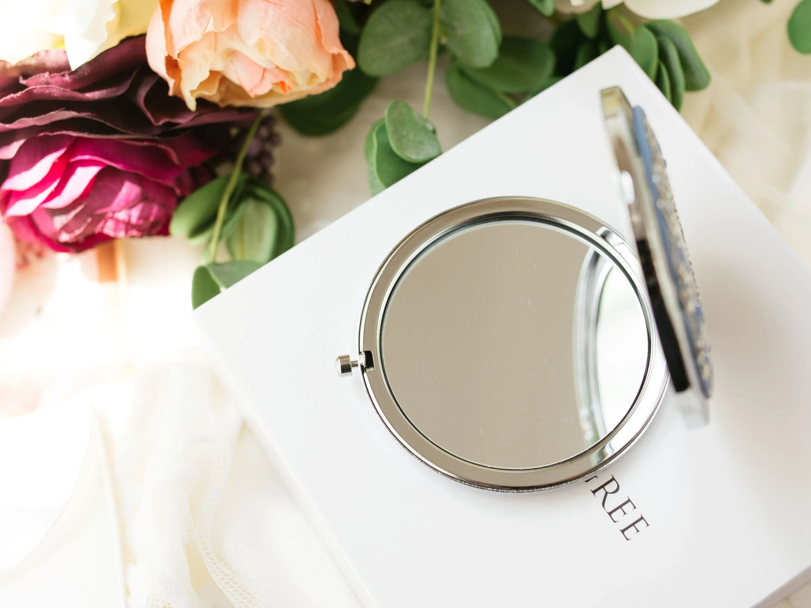 Love and Honour Handmade Compact Mirror