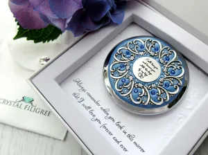 Love and Honour Handmade Compact Mirror