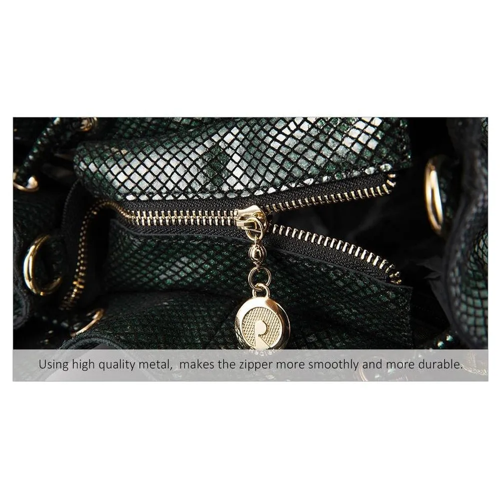 <bold>Bucket / Crossbody Bag <br>Genuine-Leather